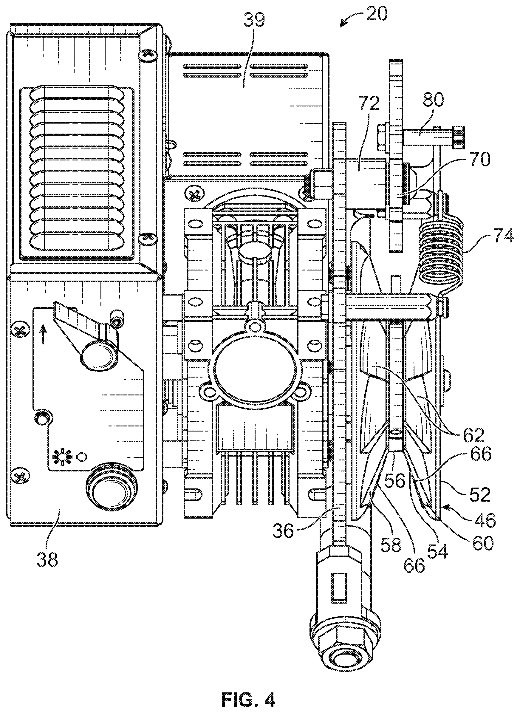 Patent US12107399 Figure 4 – Cable puller adapter for use with a cable puller and its method of use