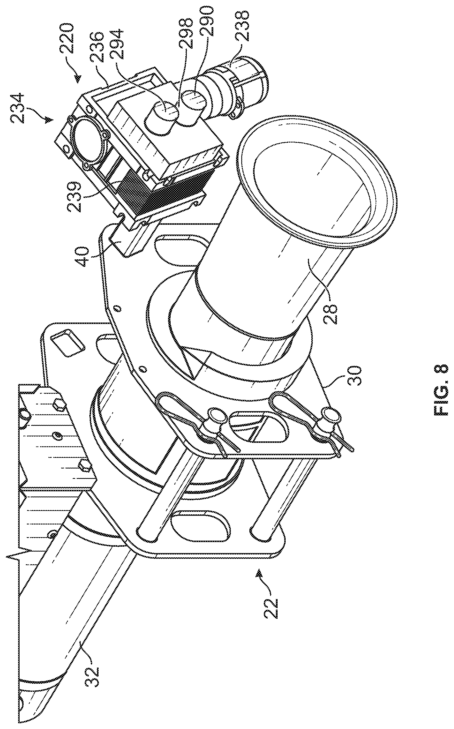 Patent US12107399 Figure 8 – Cable puller adapter for use with a cable puller and its method of use
