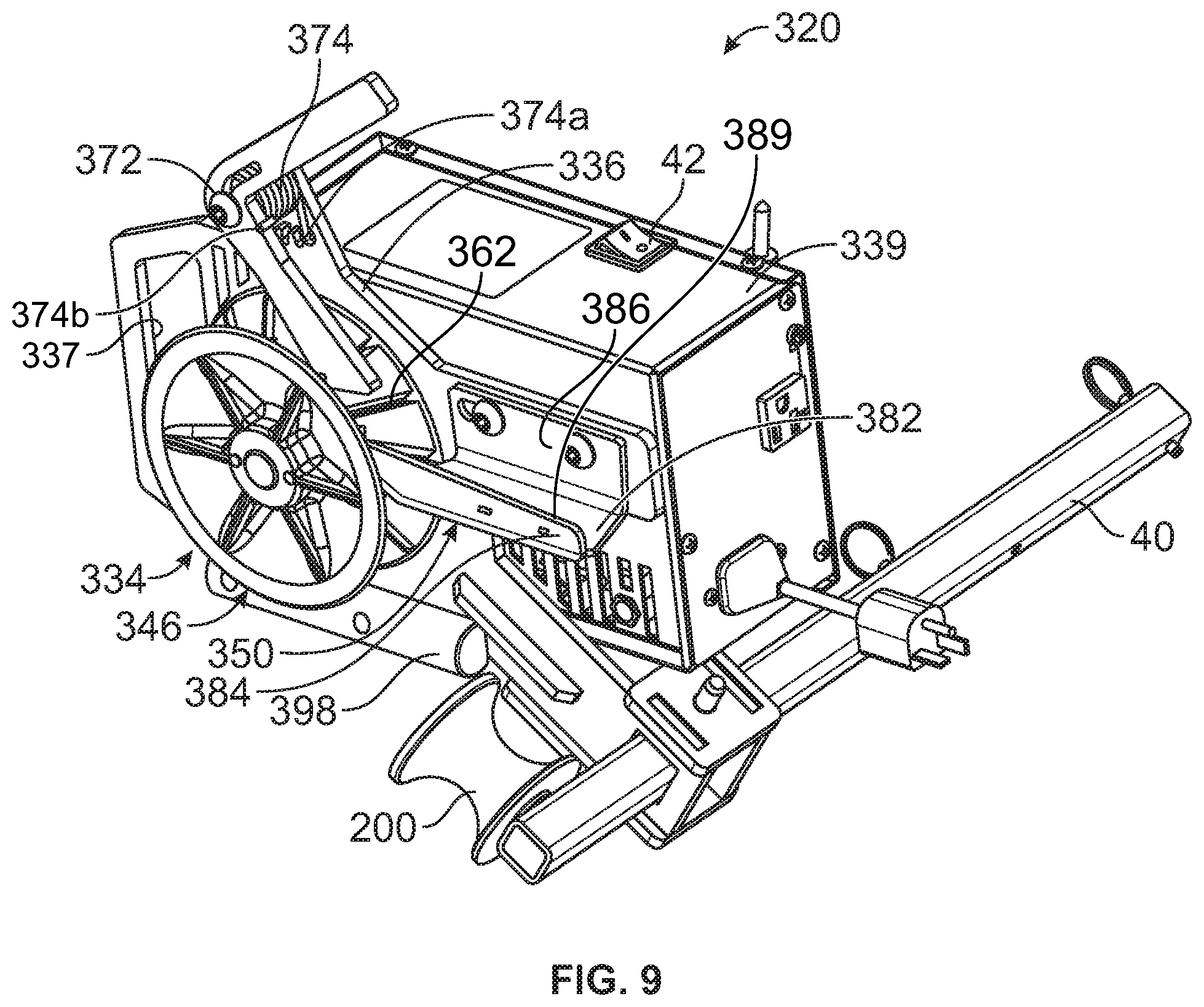 Patent US12107399 Figure 9 – Cable puller adapter for use with a cable puller and its method of use