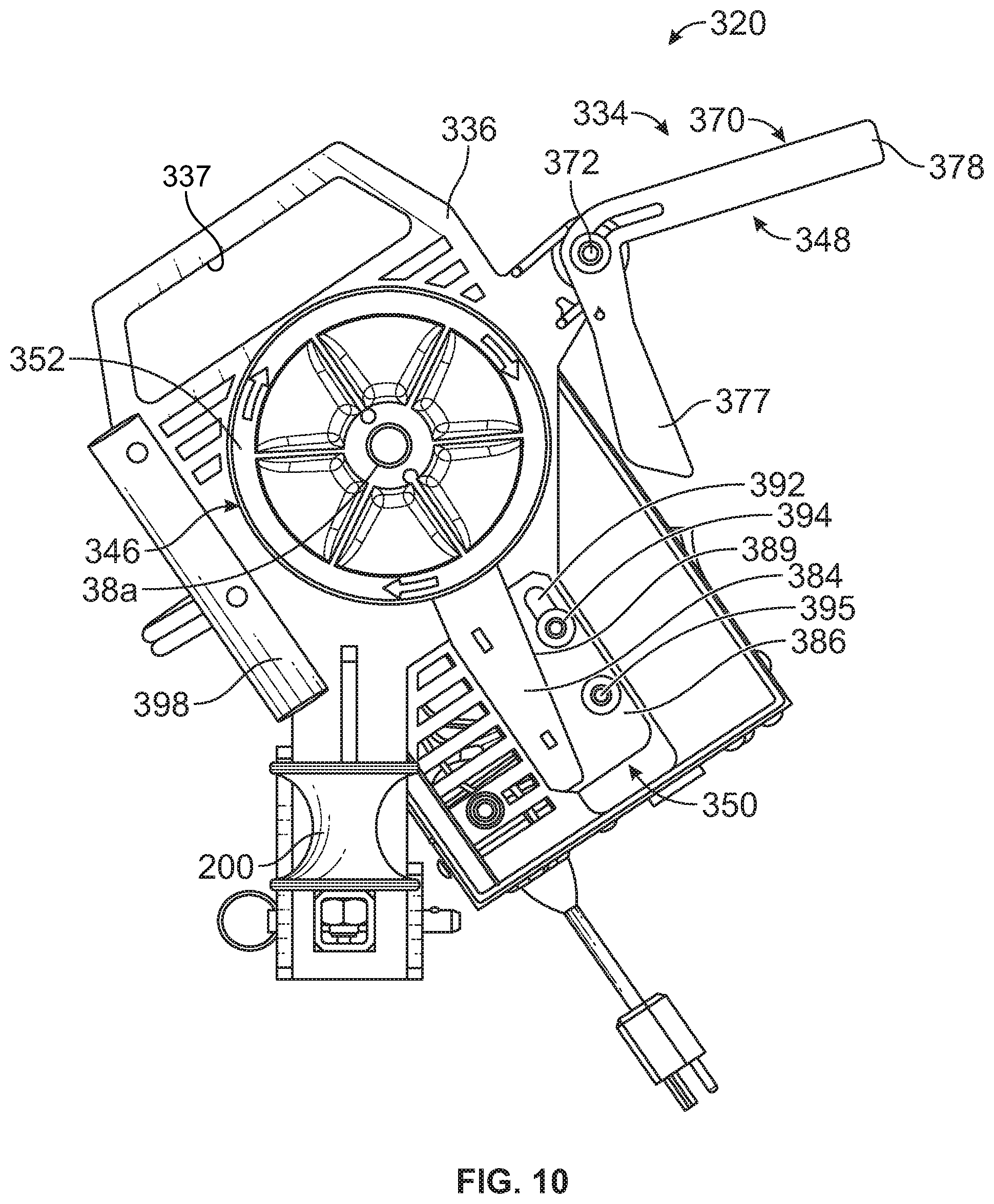Patent US12107399 Figure 10 – Cable puller adapter for use with a cable puller and its method of use