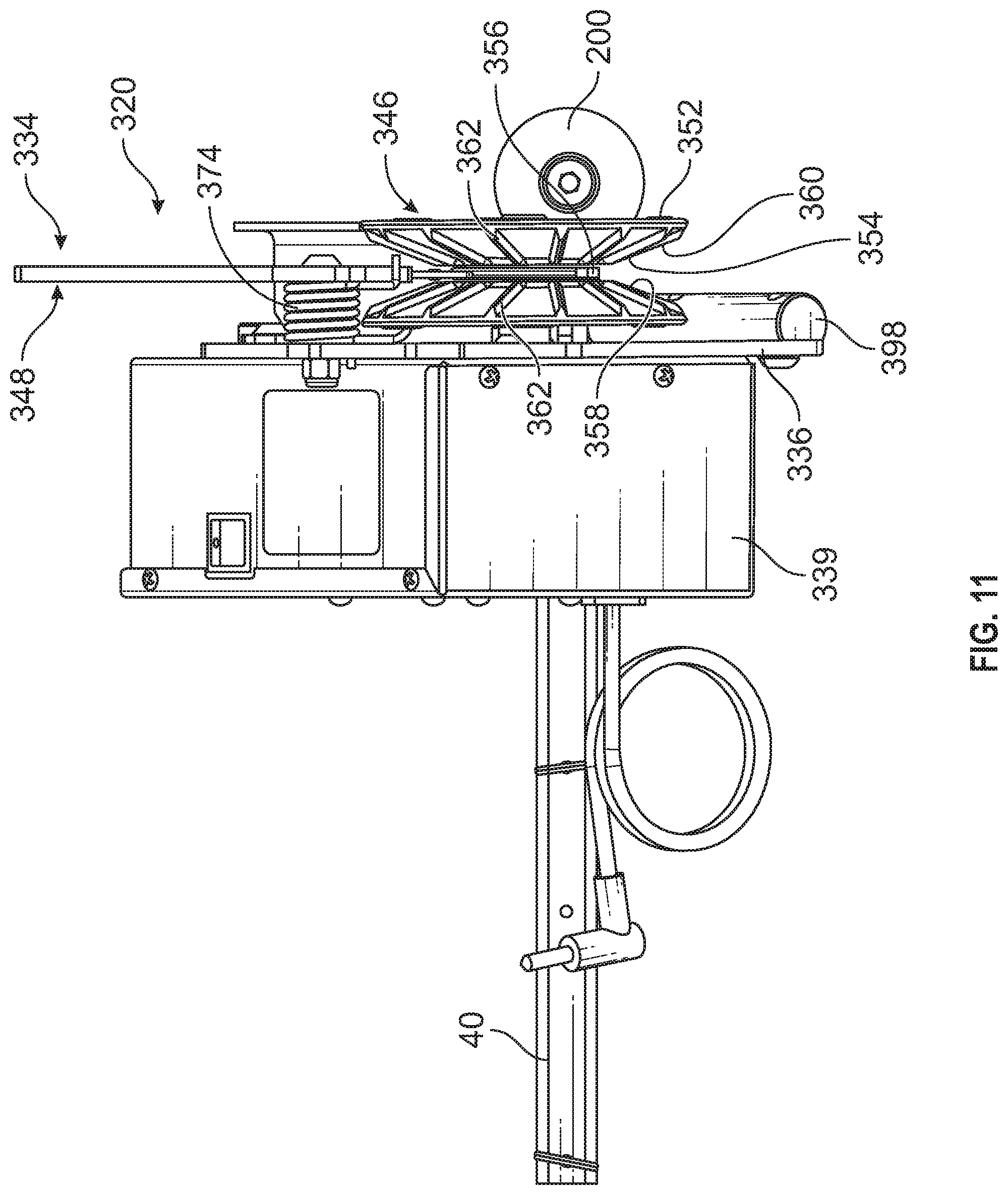 Patent US12107399 Figure 11 – Cable puller adapter for use with a cable puller and its method of use