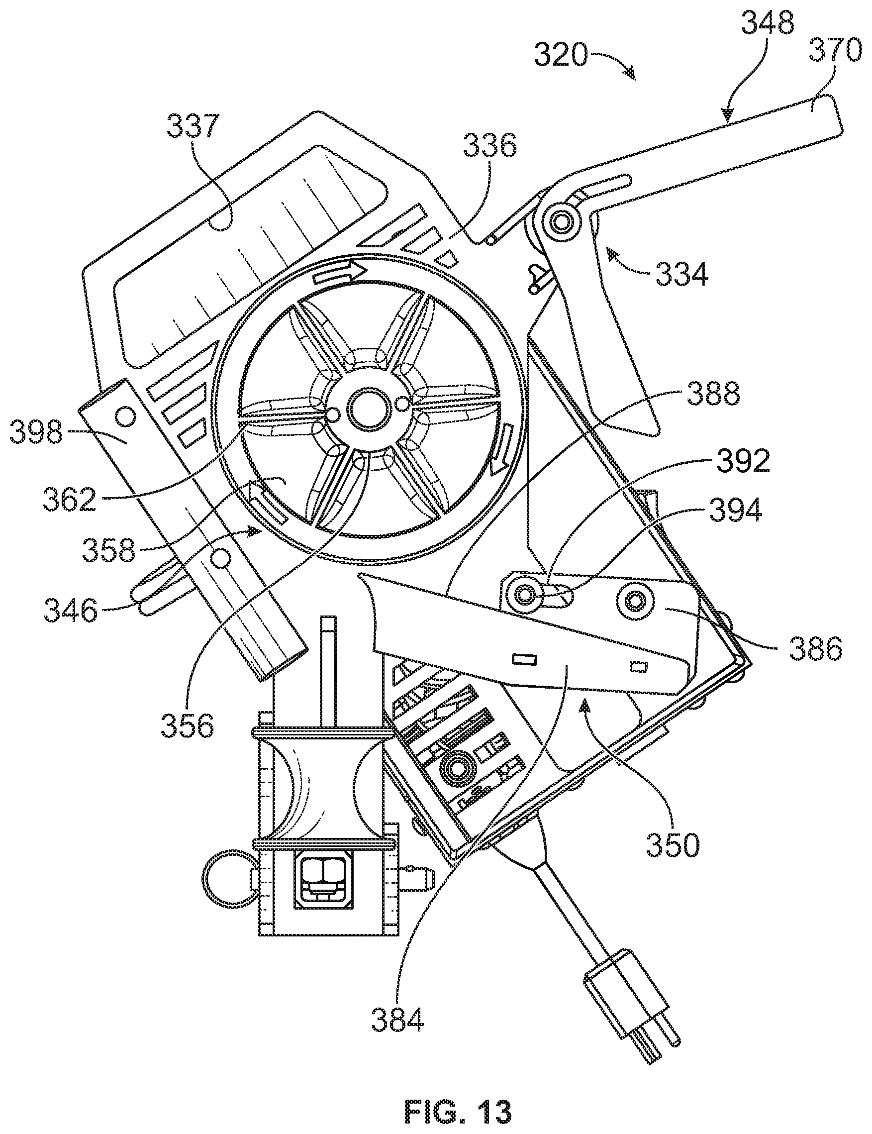 Patent US12107399 Figure 13 – Cable puller adapter for use with a cable puller and its method of use