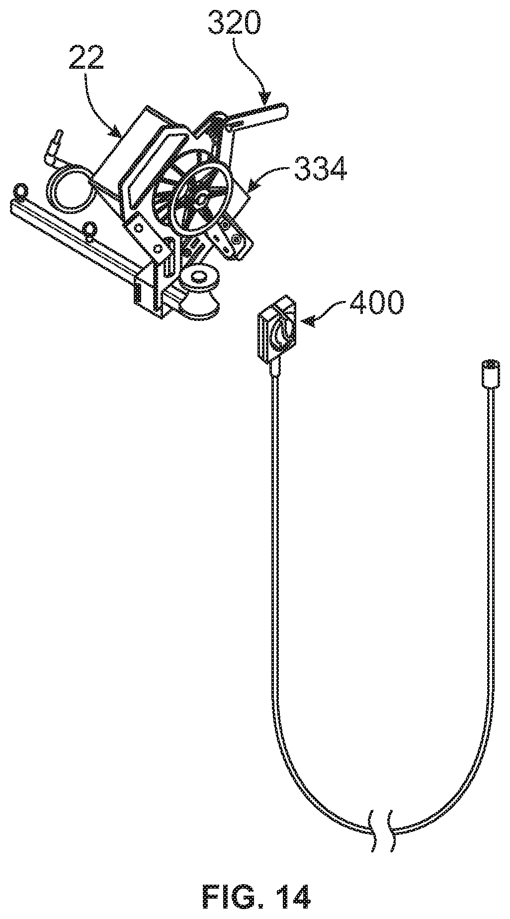 Patent US12107399 Figure 14 – Cable puller adapter for use with a cable puller and its method of use