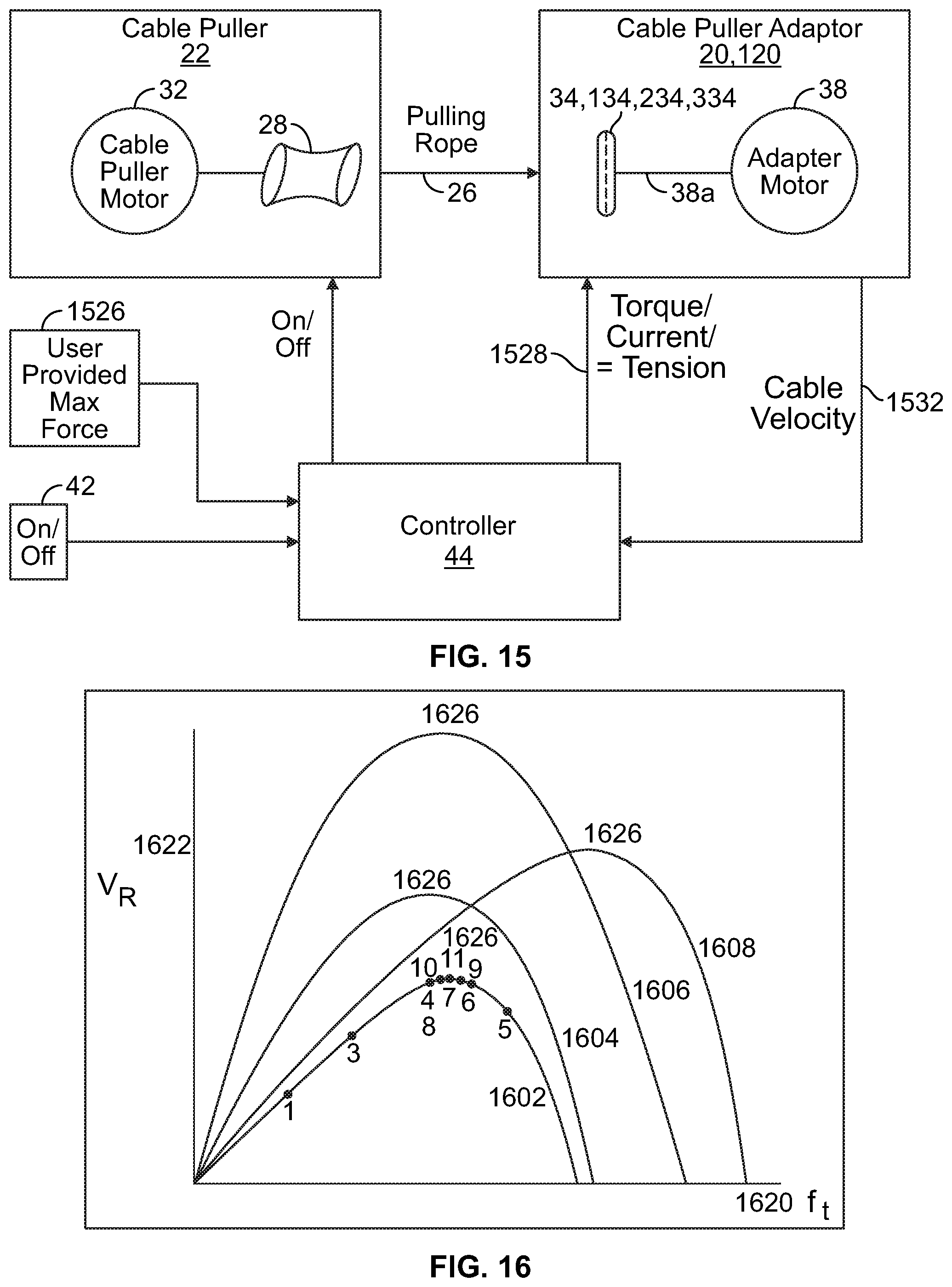 Patent US12107399 Figure 15 – Cable puller adapter for use with a cable puller and its method of use
