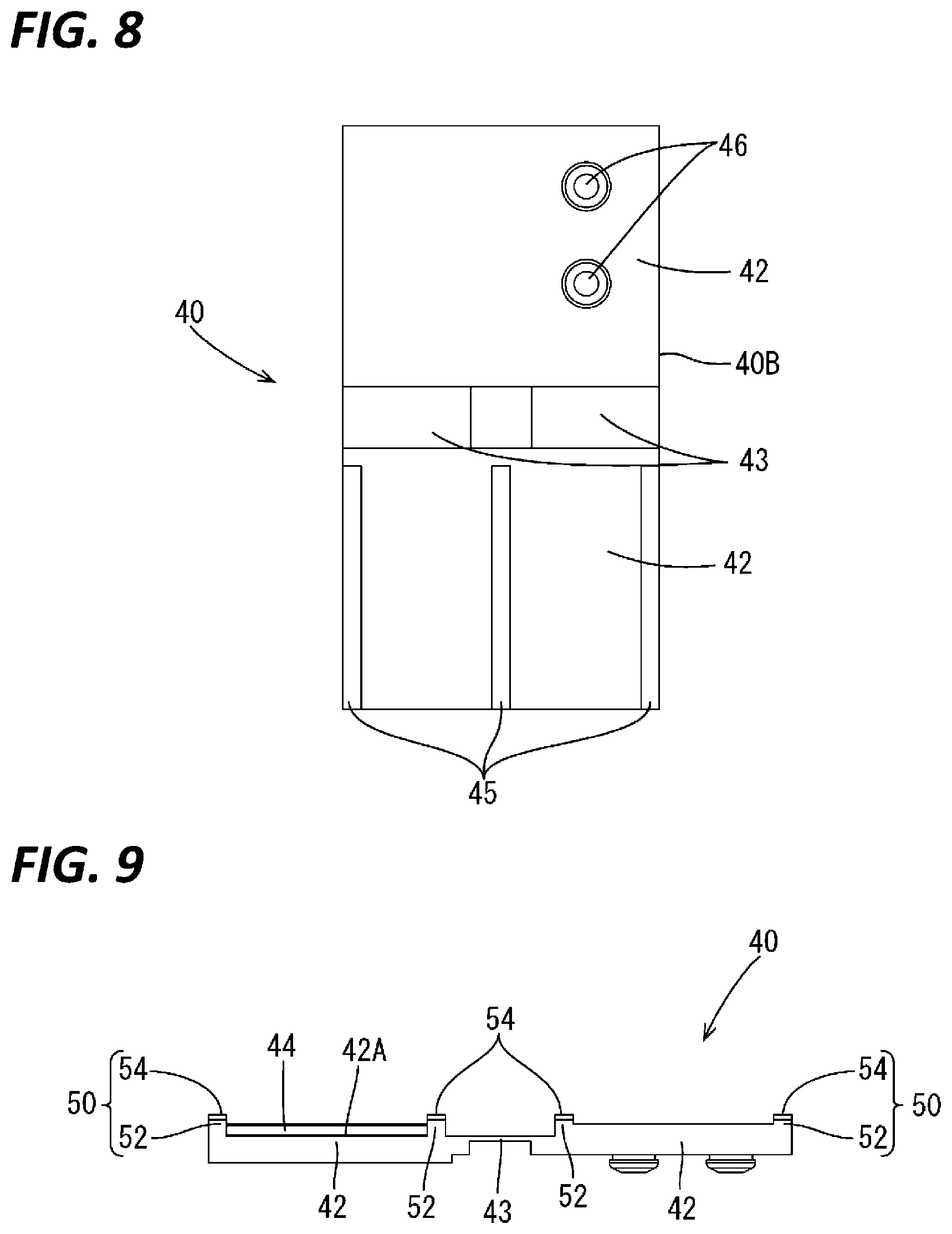 Patent US12107401 Figure 8 – Wiring harness module and wiring harness routing device
