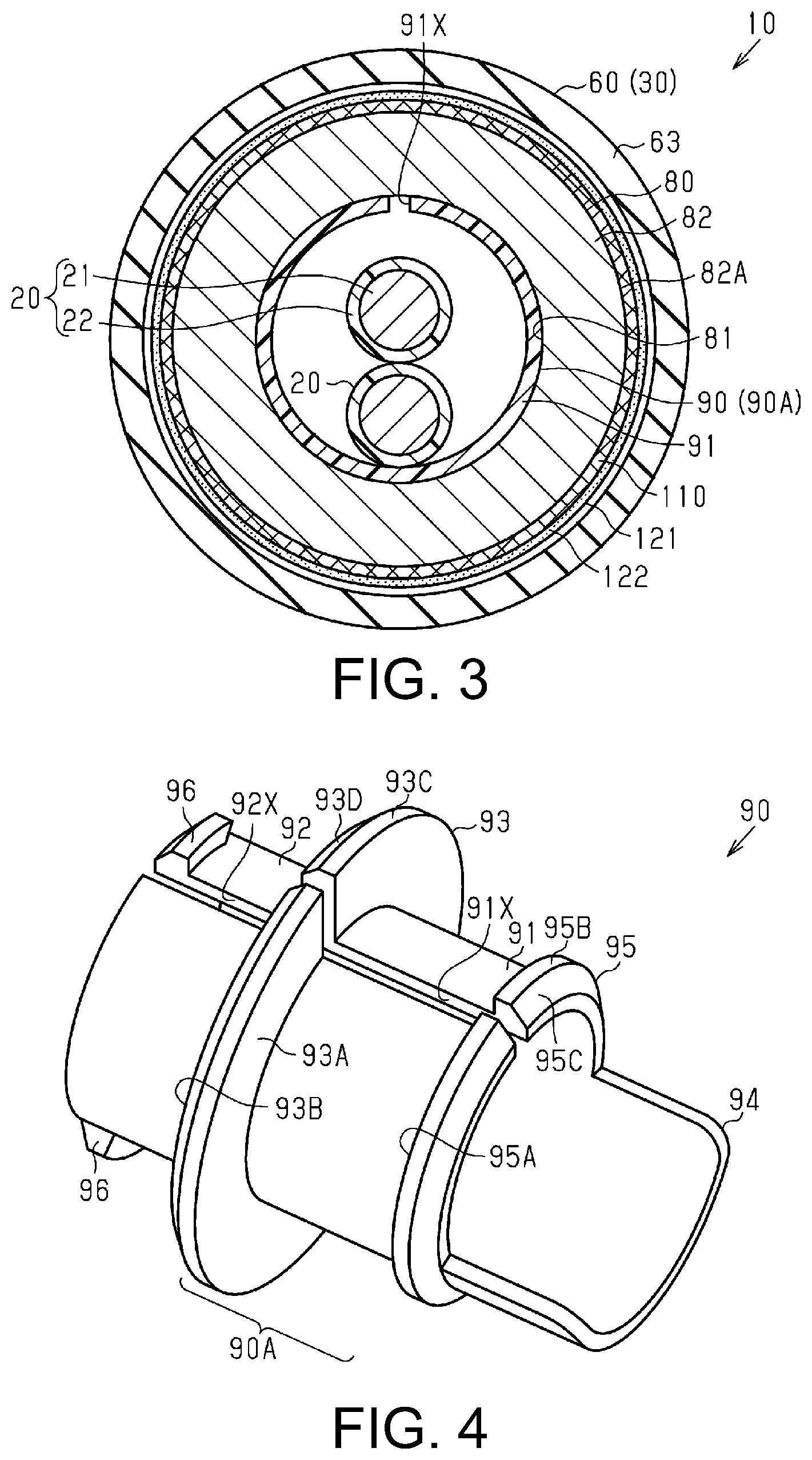 Patent US12107402 Figure 3 – Wire harness