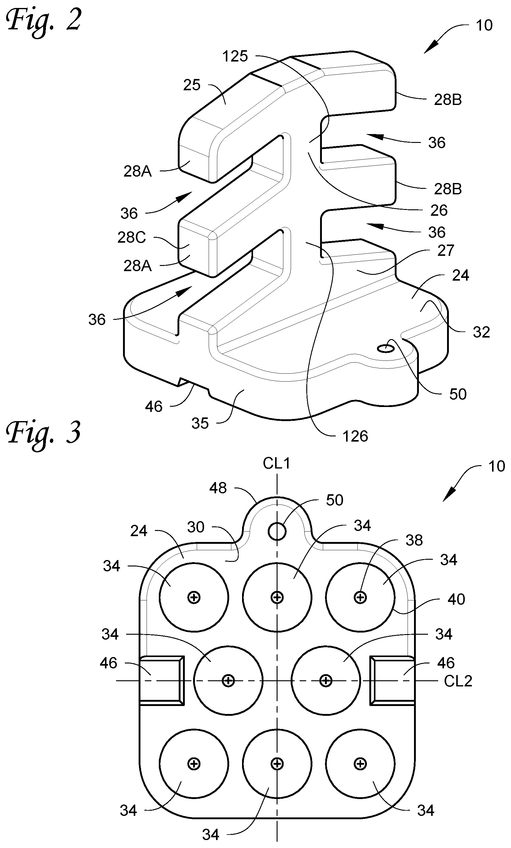 Patent US12107403 Figure 2 – Cable organizer magnetically attachable to a ferromagnetic surface and configured for supporting cables
