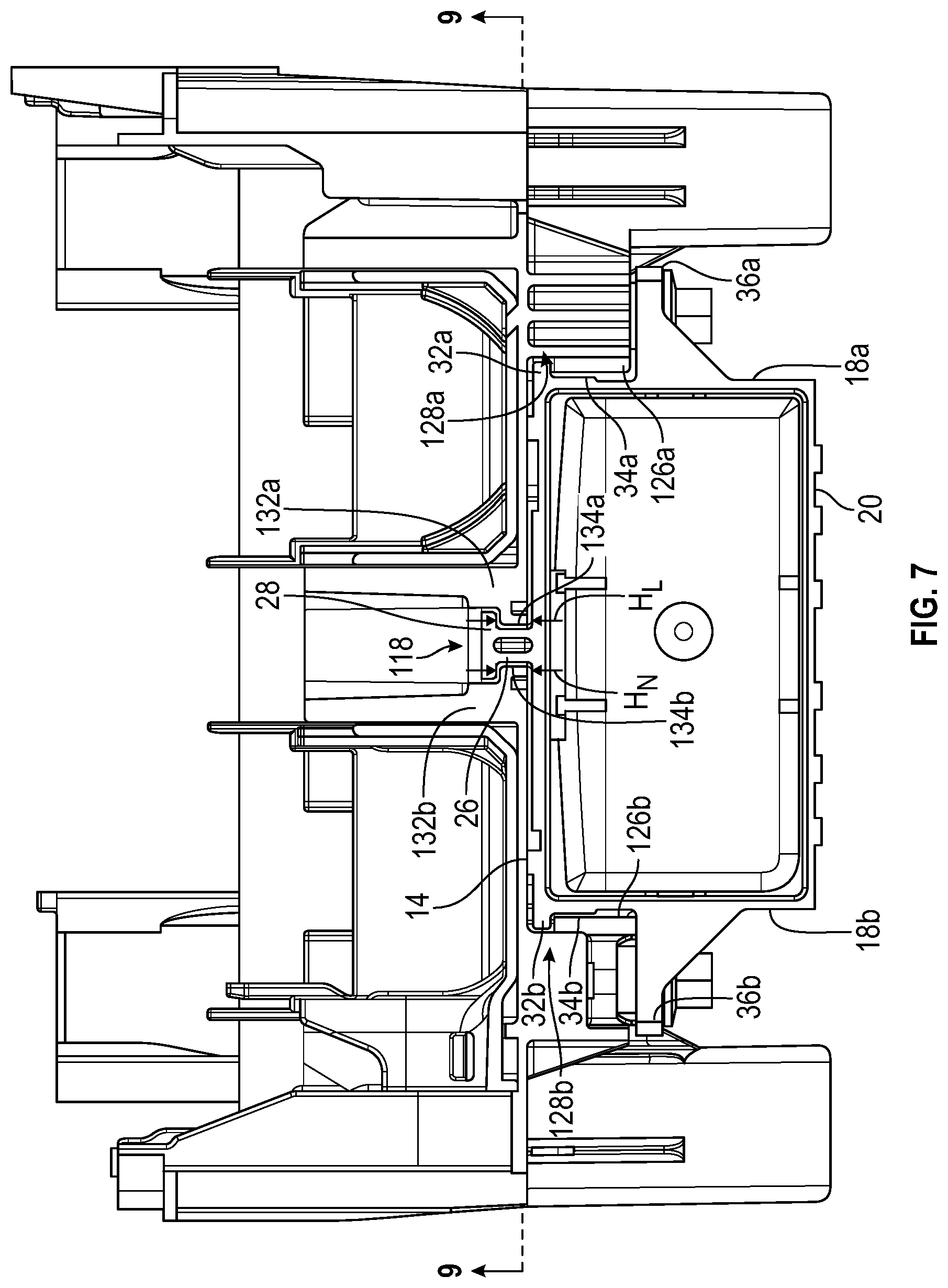 Patent US12107404 Figure 7 – Junction box assembly having an ancillary box