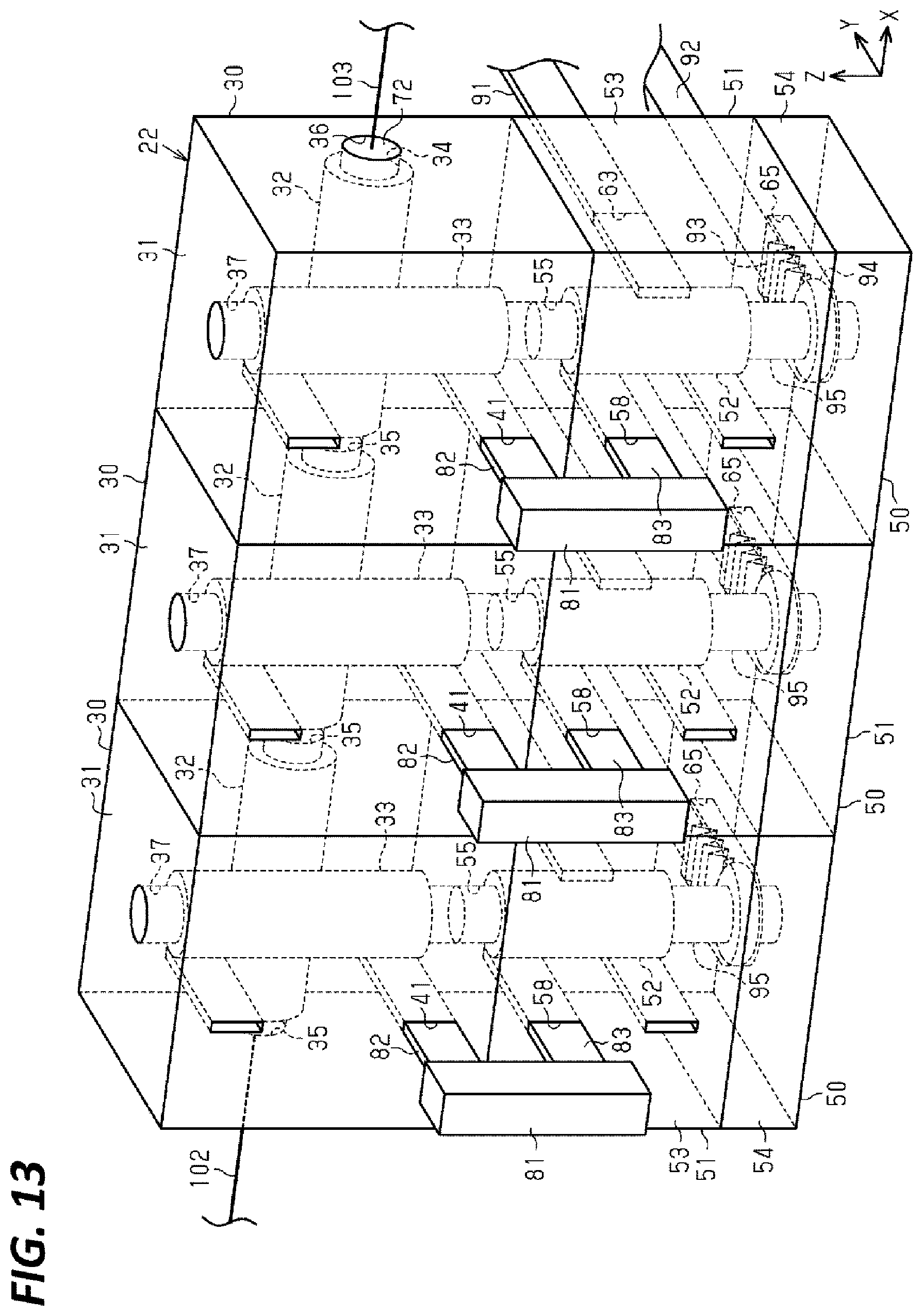 Patent US12107406 Figure 8 – Power supply block, wiring unit, and wiring system