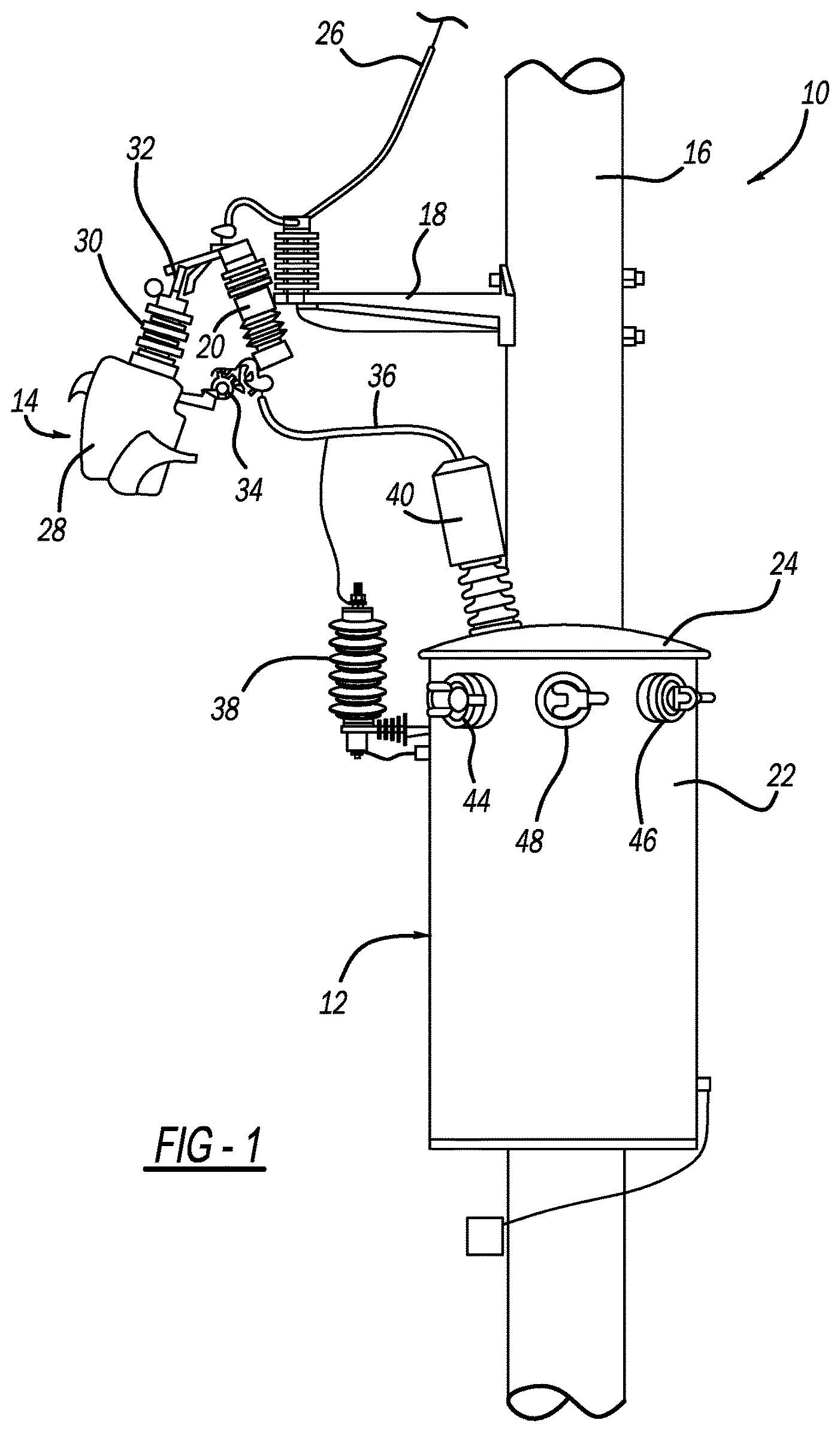 Patent US12107410 Figure 1 – Transformer overcurrent protection