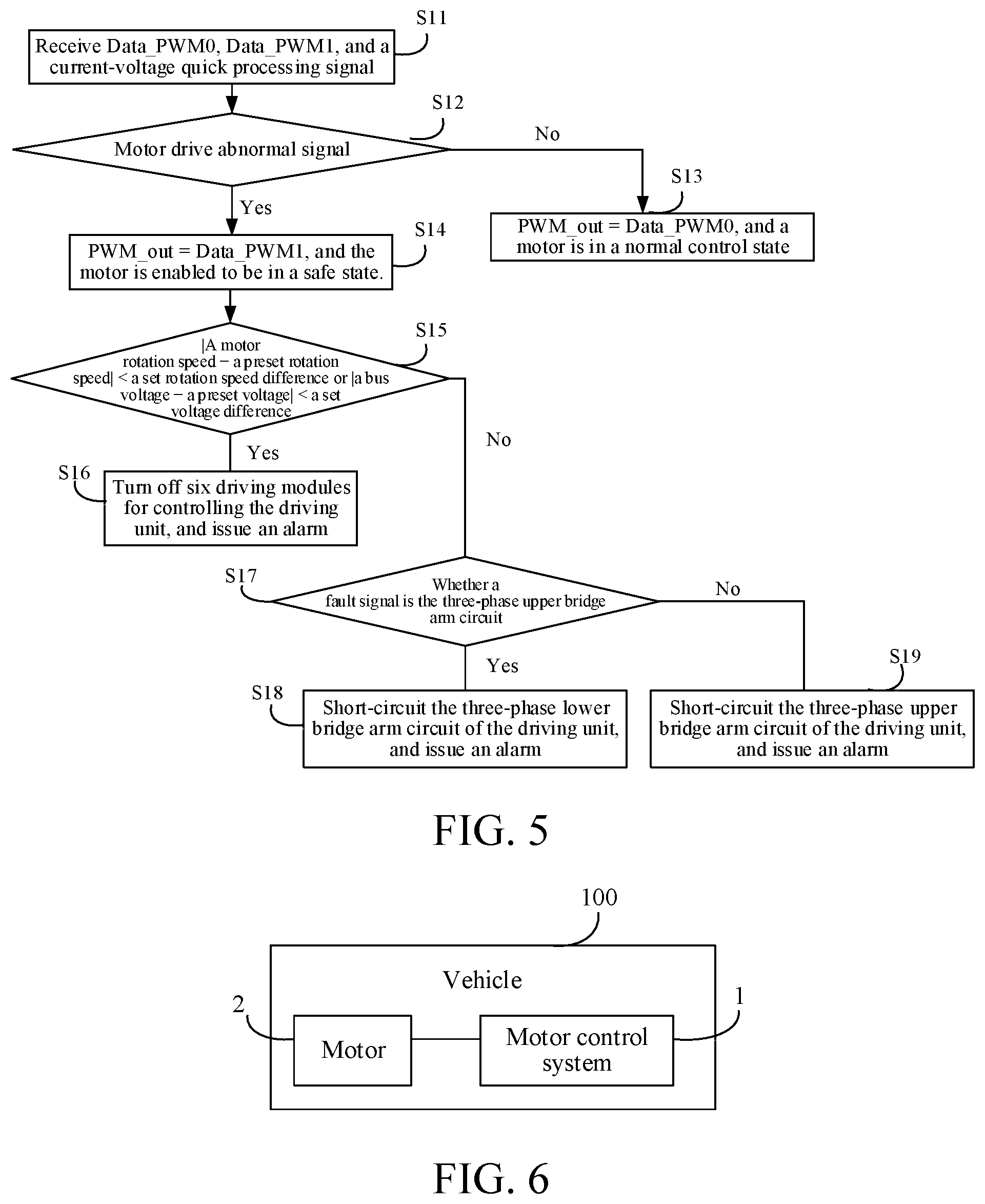 Patent US12107411 Figure 3 – Motor control system and vehicle