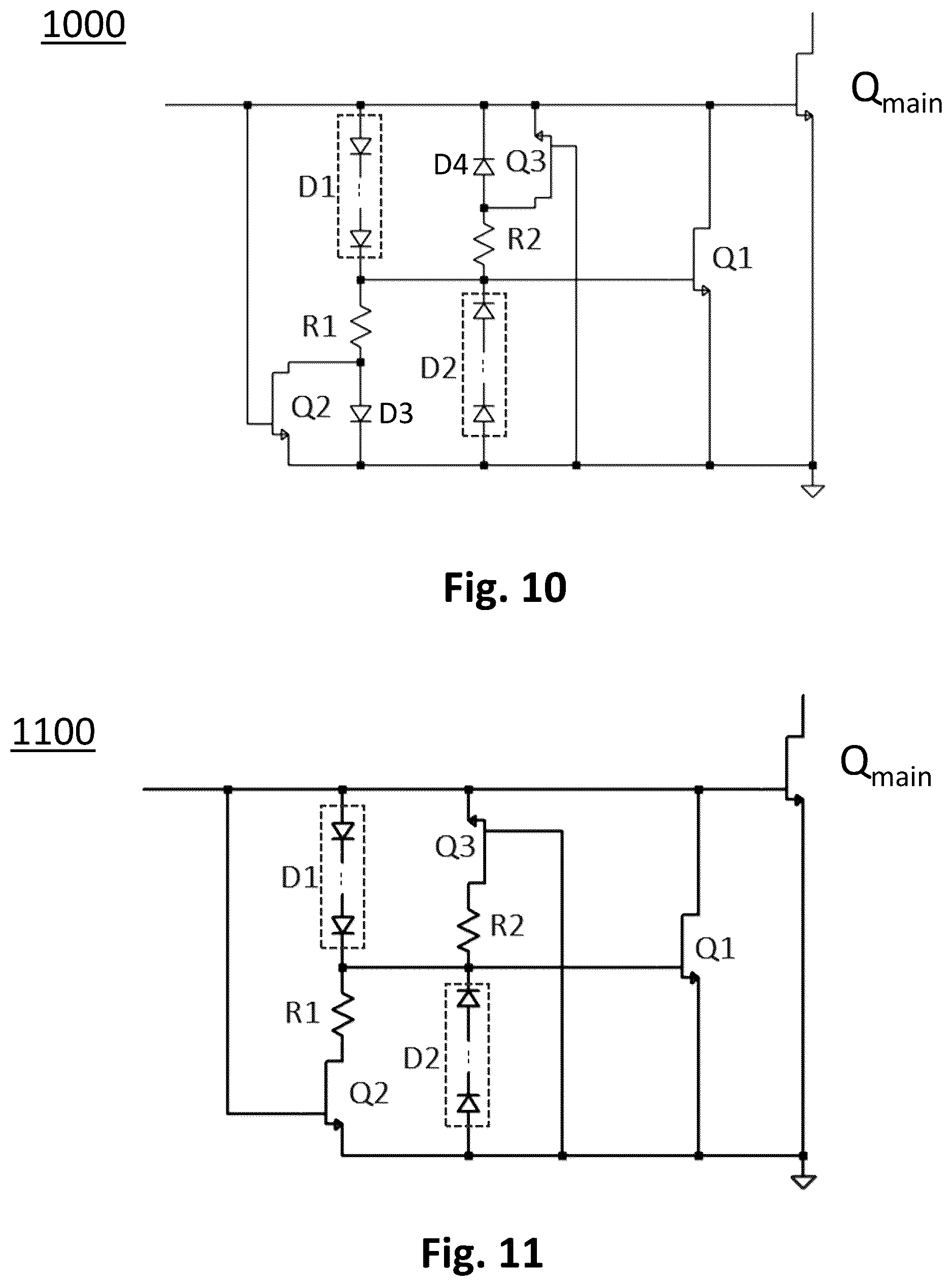 Patent US12107416 Figure 7 – Integrated bidirectional ESD protection circuit for power semiconductor switching devices