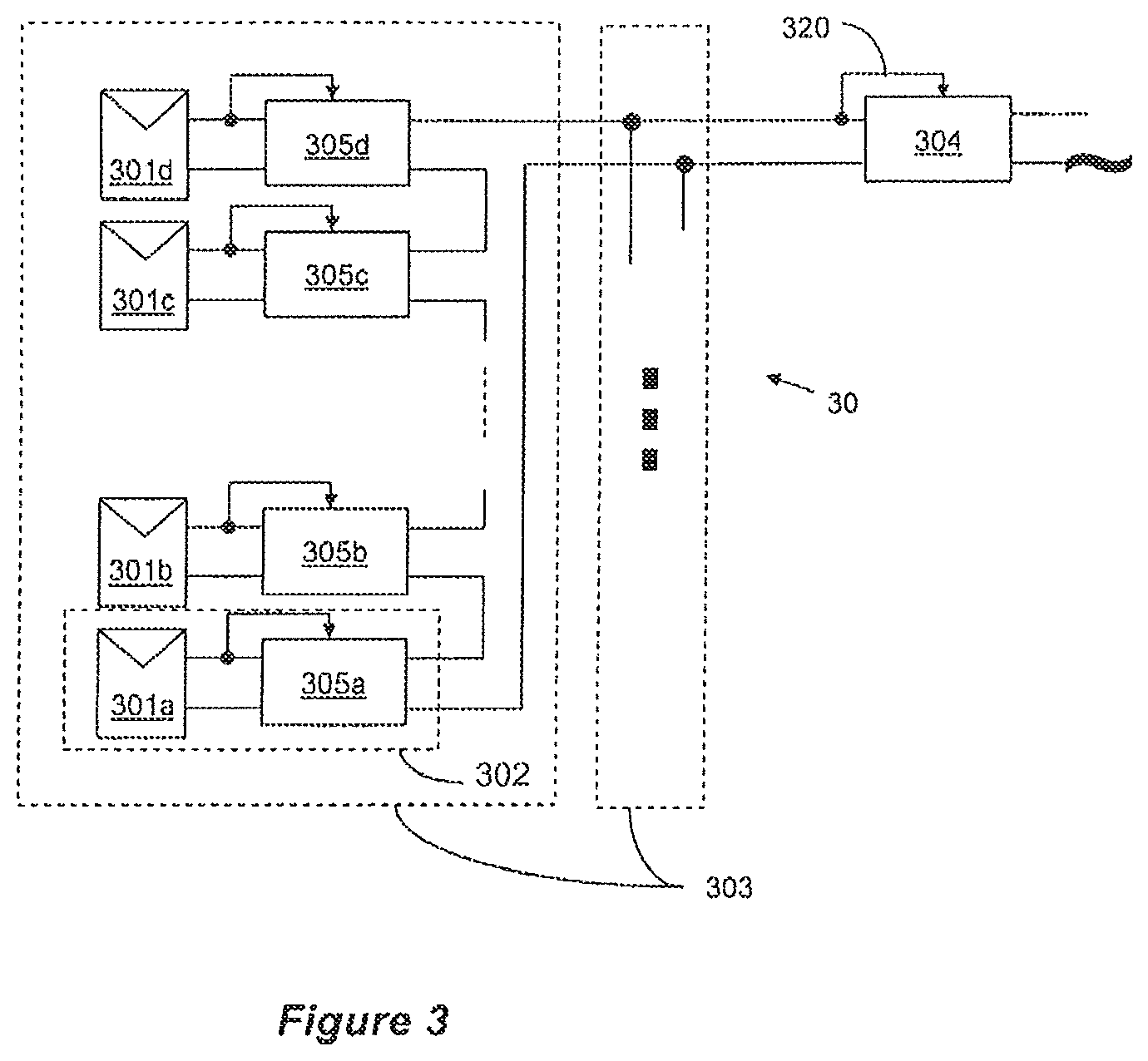 Patent US12107417 Figure 2 – Distributed power harvesting systems using DC power sources