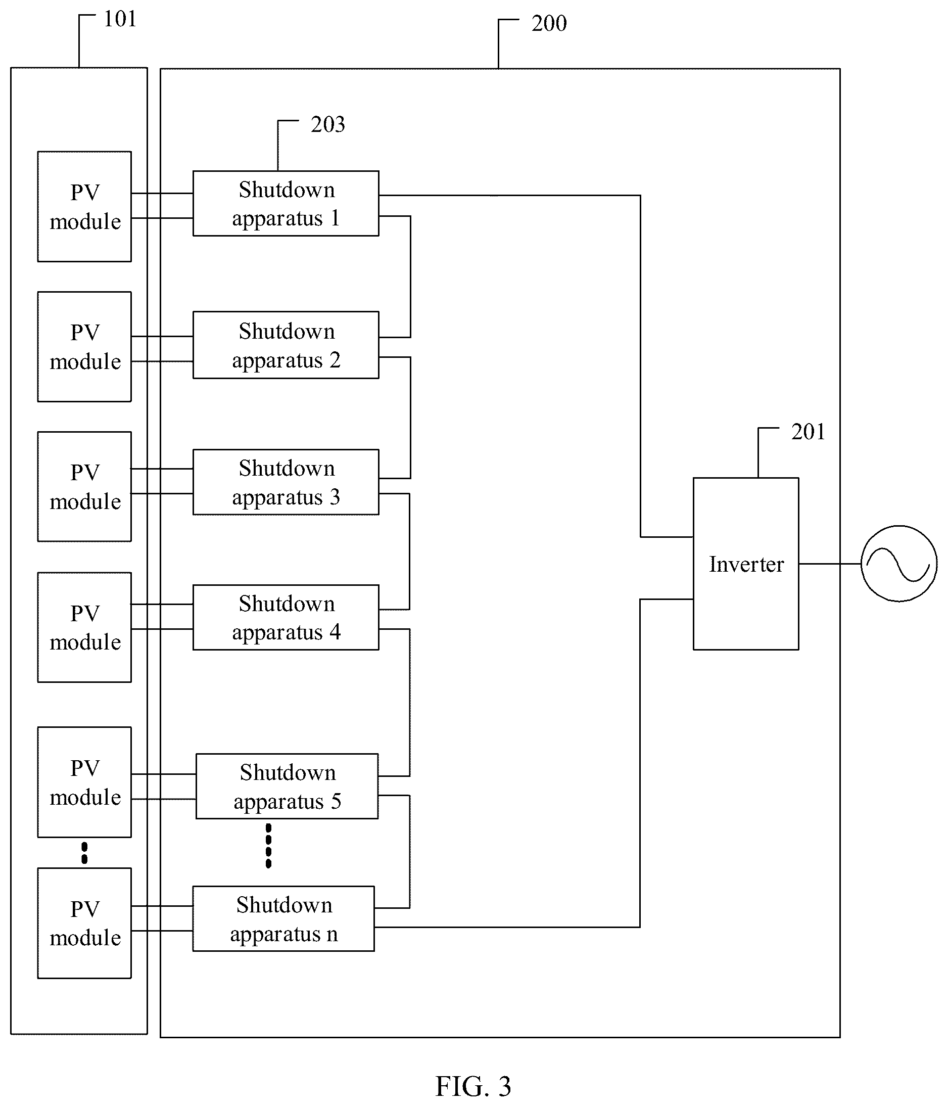 Patent US12107425 Figure 3 – Photovoltaic power generation system and method