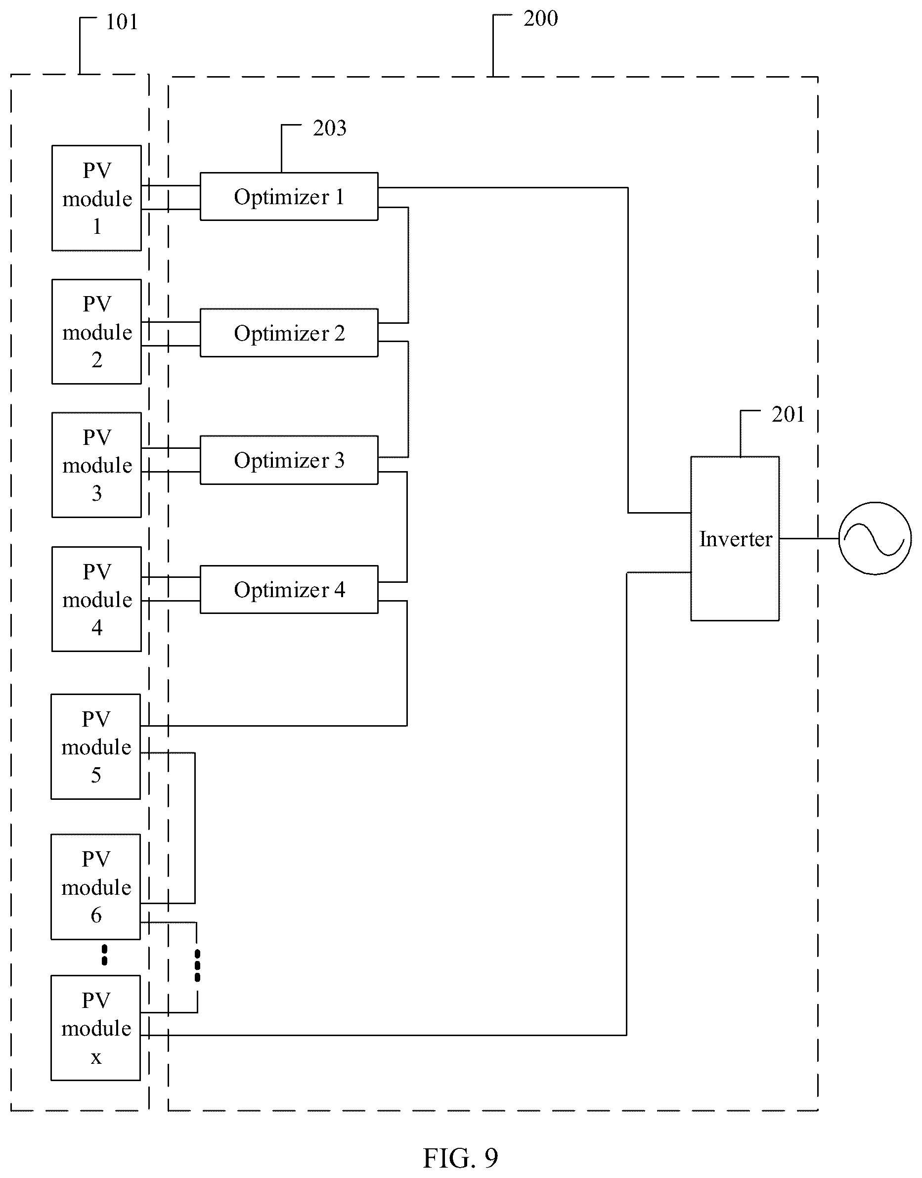 Patent US12107425 Figure 7 – Photovoltaic power generation system and method