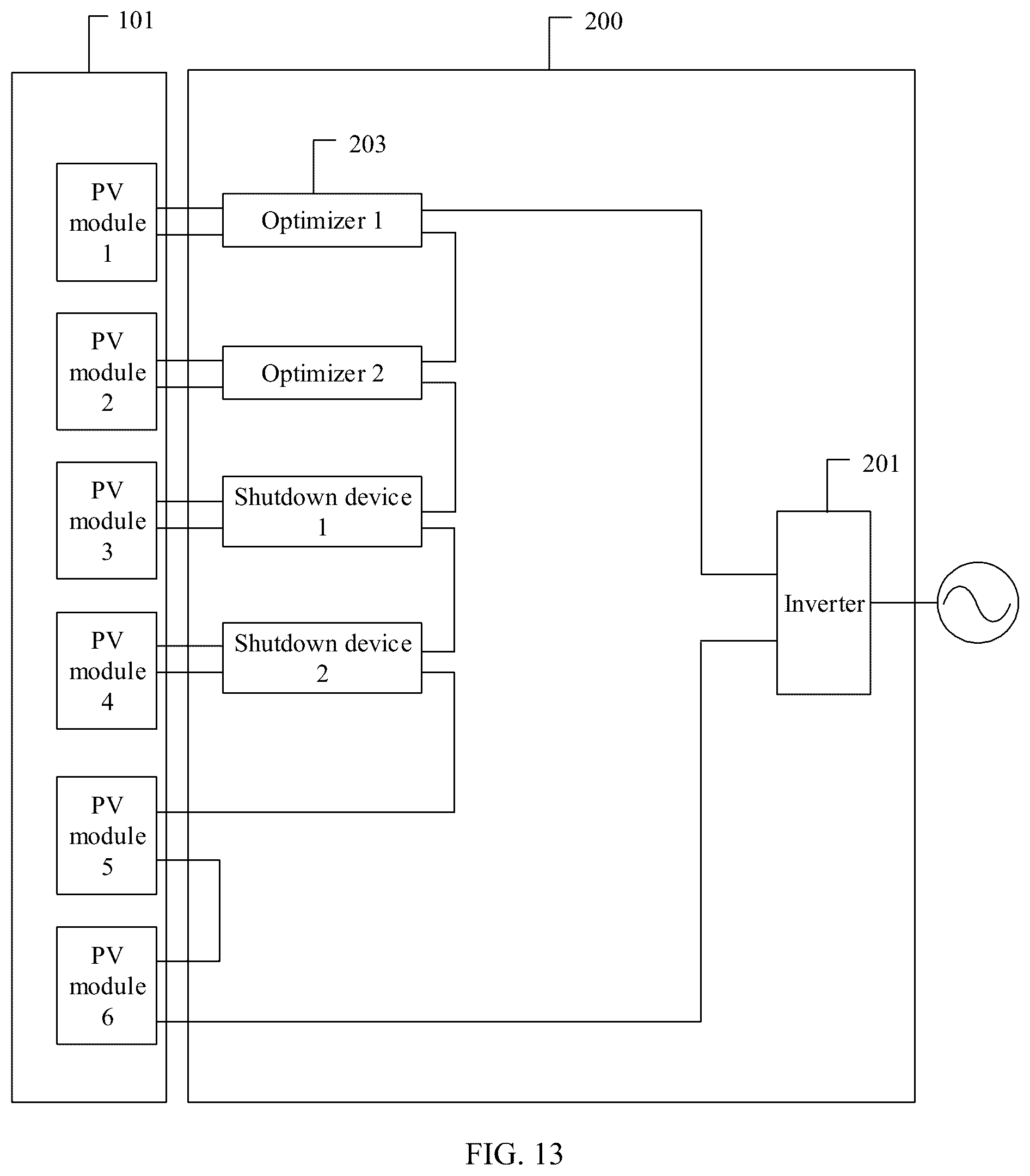 Patent US12107425 Figure 11 – Photovoltaic power generation system and method