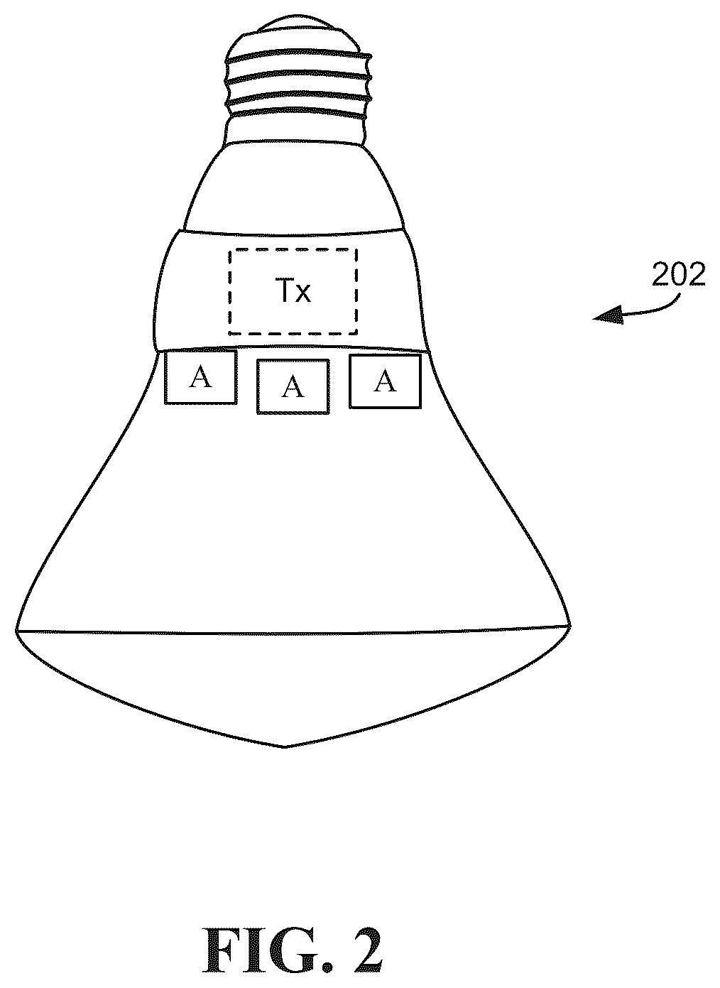 Patent US12107431 Figure 2 – Wireless power system technology implemented in lighting infrastructure