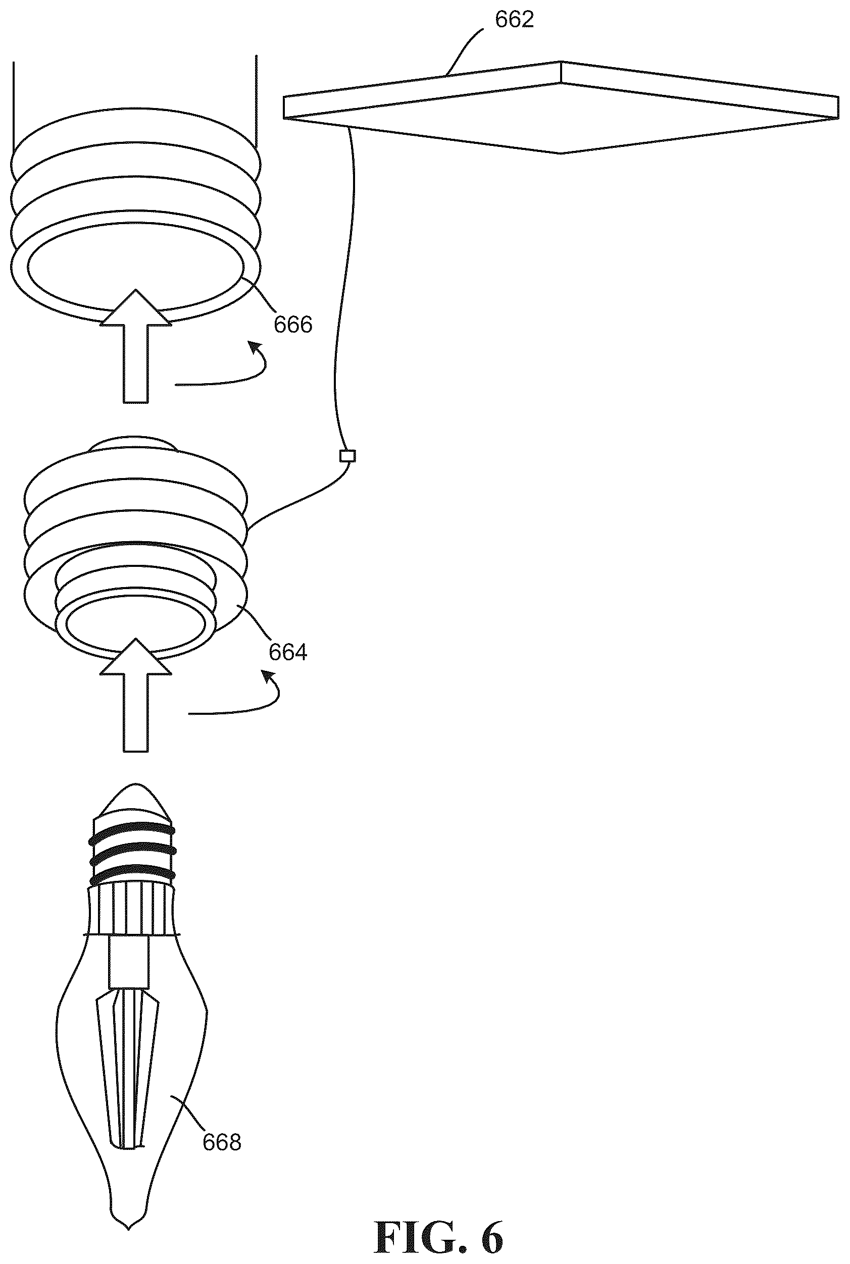 Patent US12107431 Figure 6 – Wireless power system technology implemented in lighting infrastructure