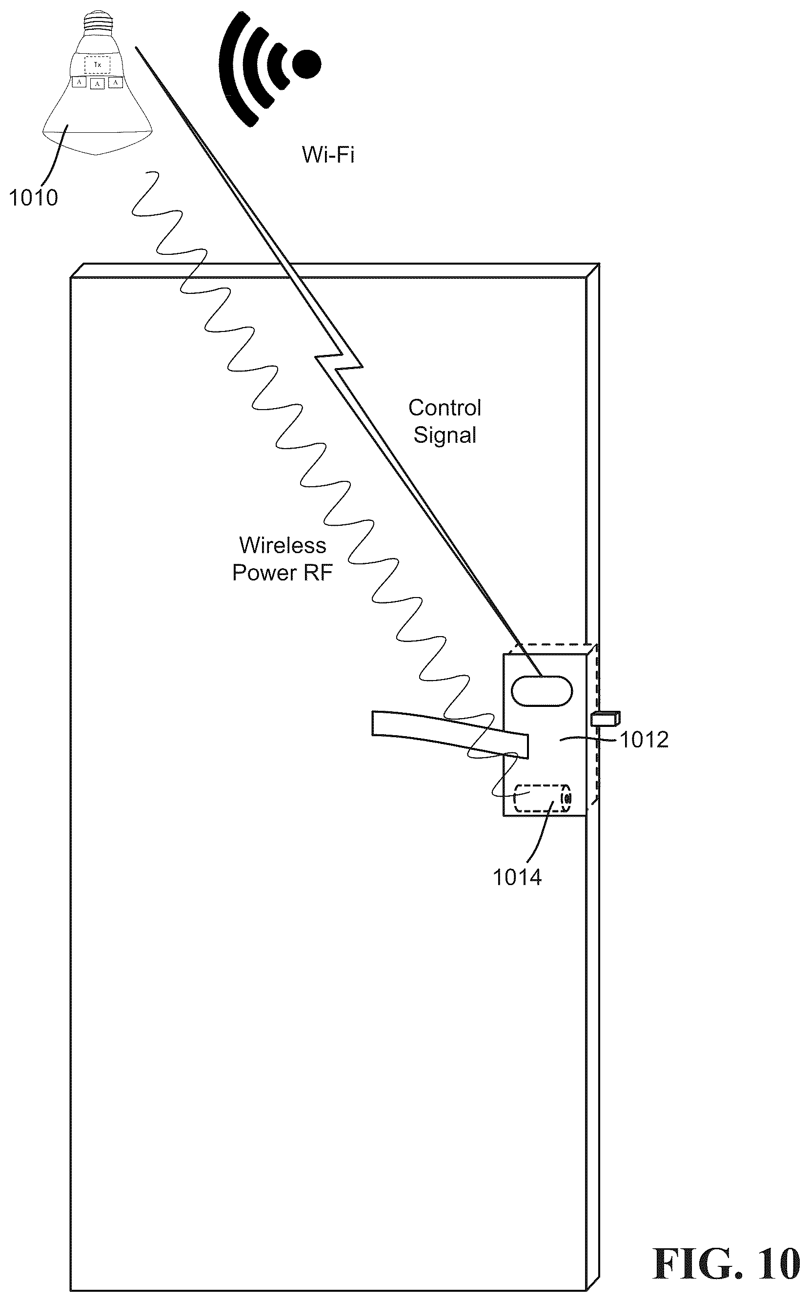 Patent US12107431 Figure 10 – Wireless power system technology implemented in lighting infrastructure