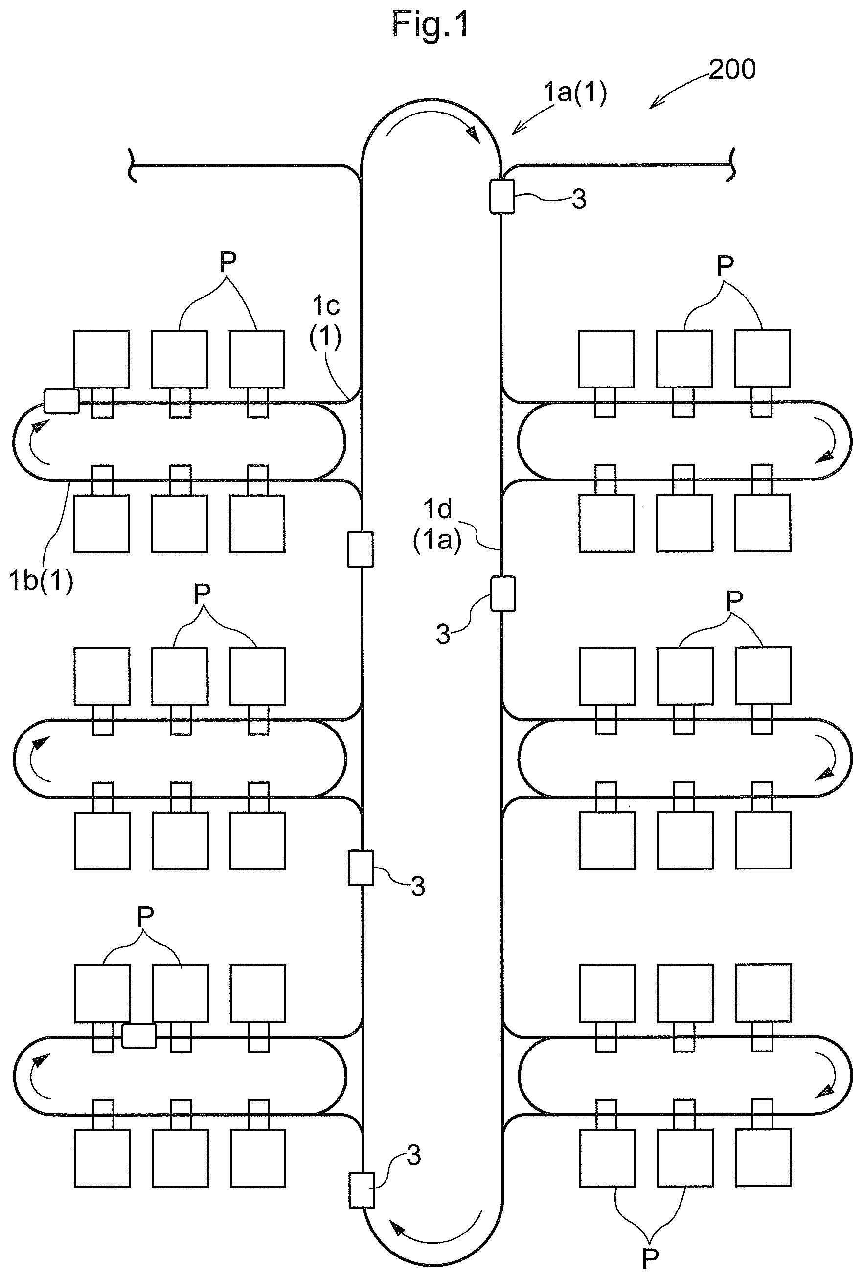Patent US12107433 Figure 1 – Contactless power feeding facility