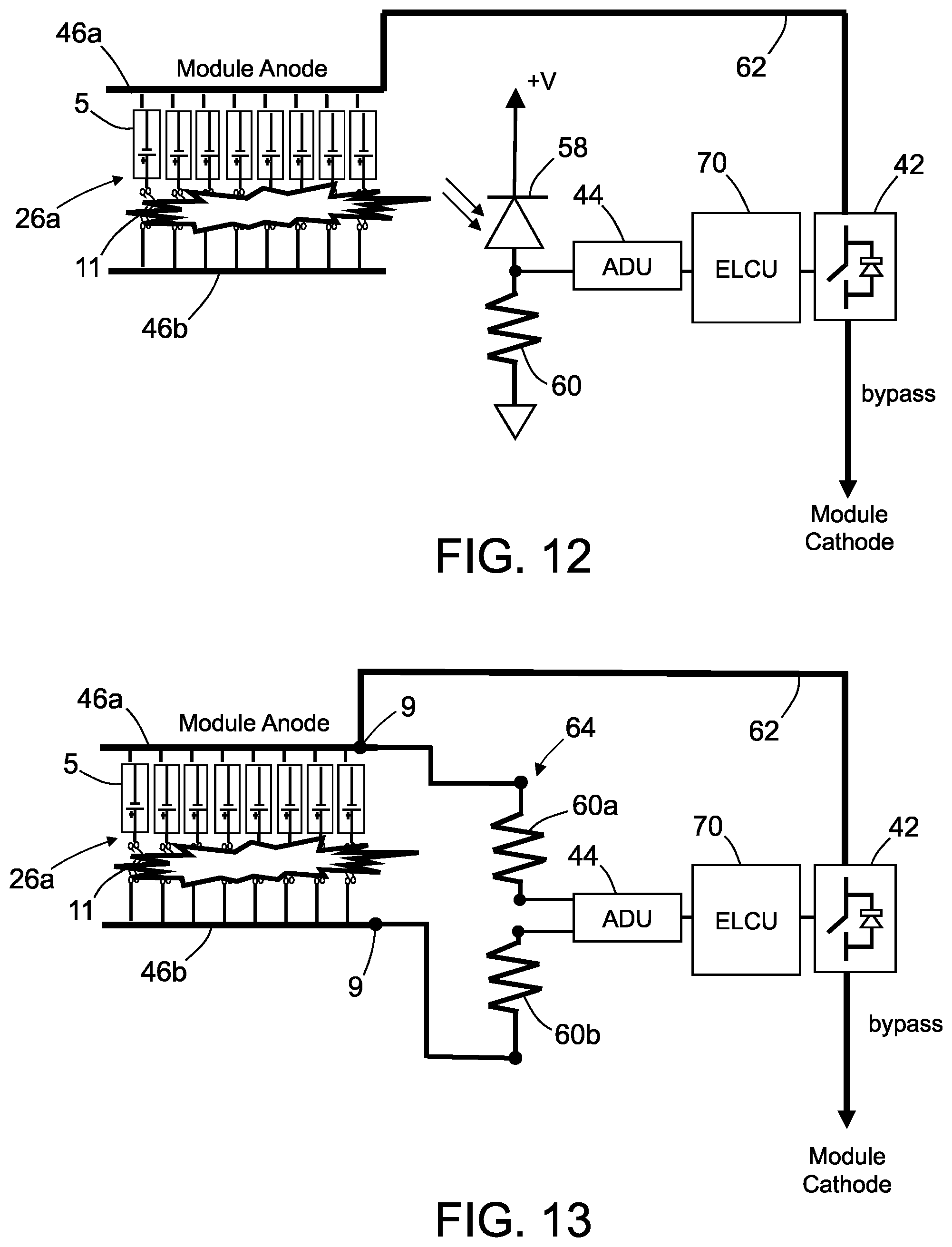 Patent US12107447 Figure 12 – Apparatus and methods for arc detection, fault isolation, and battery system reconfiguration