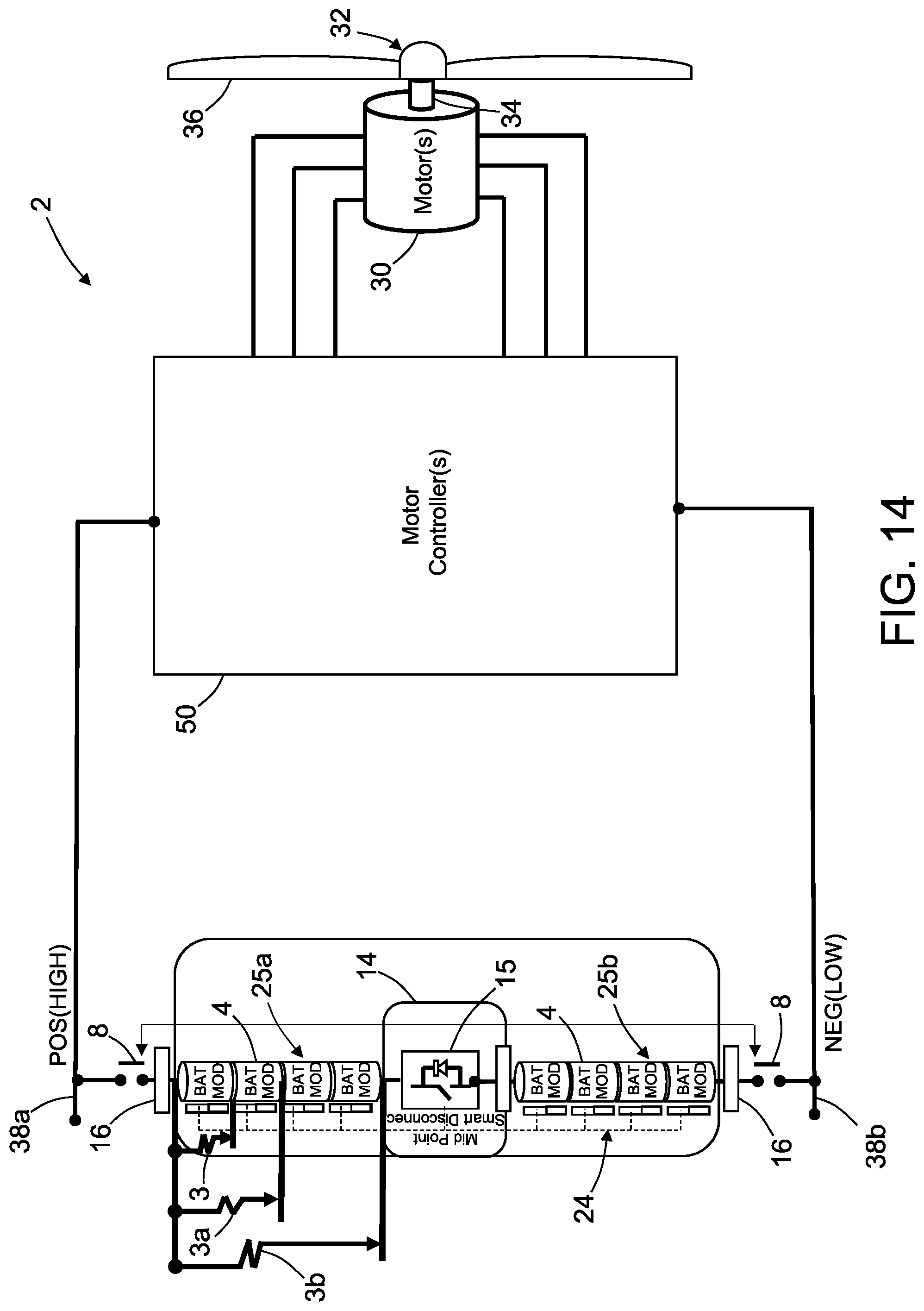 Patent US12107447 Figure 13 – Apparatus and methods for arc detection, fault isolation, and battery system reconfiguration
