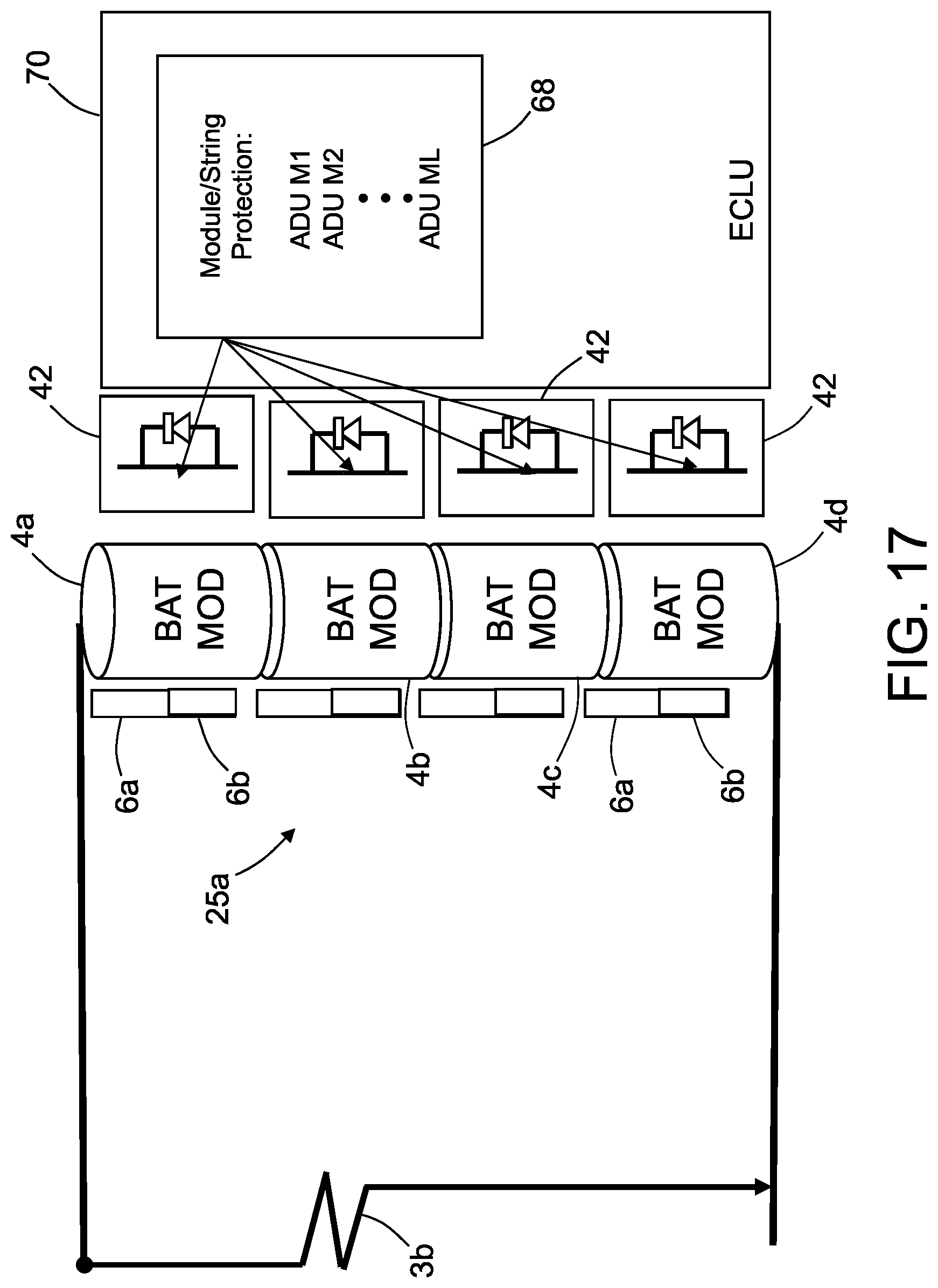 Patent US12107447 Figure 16 – Apparatus and methods for arc detection, fault isolation, and battery system reconfiguration