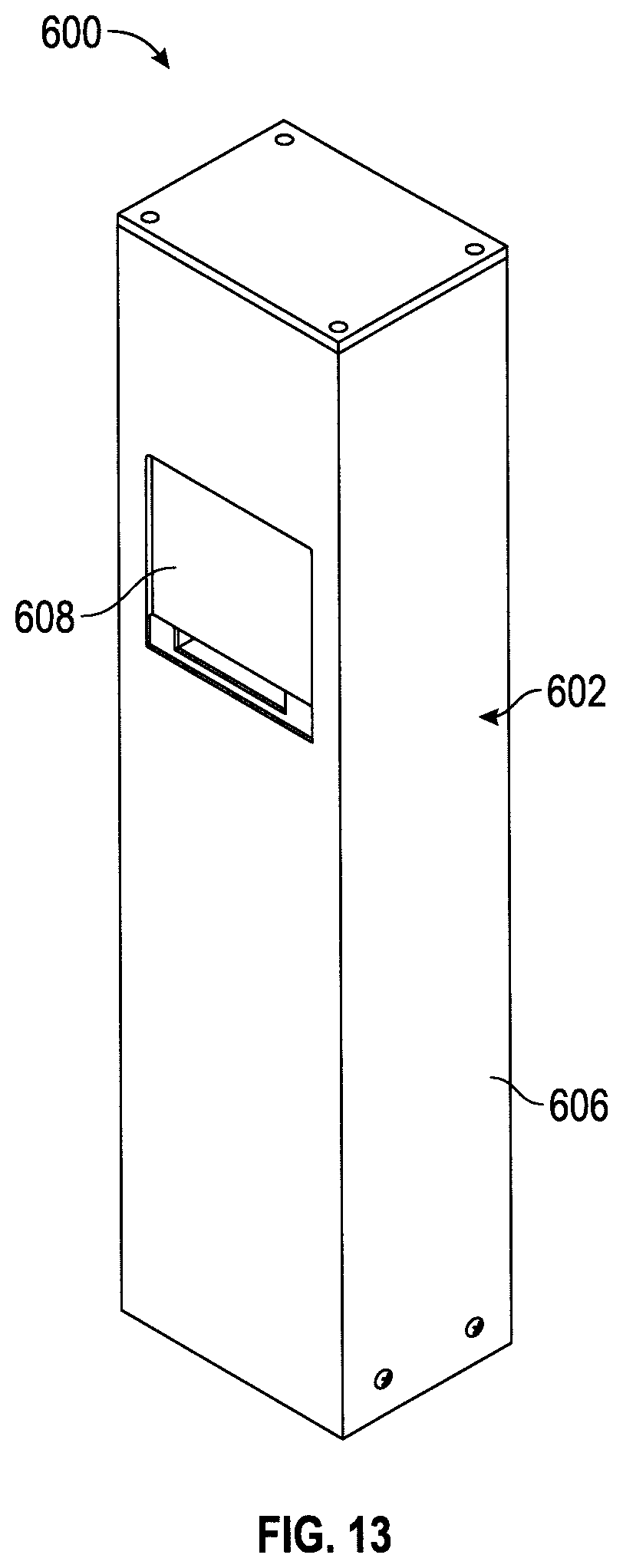 Patent US12107448 Figure 12 – Outdoor lighting and power charging station