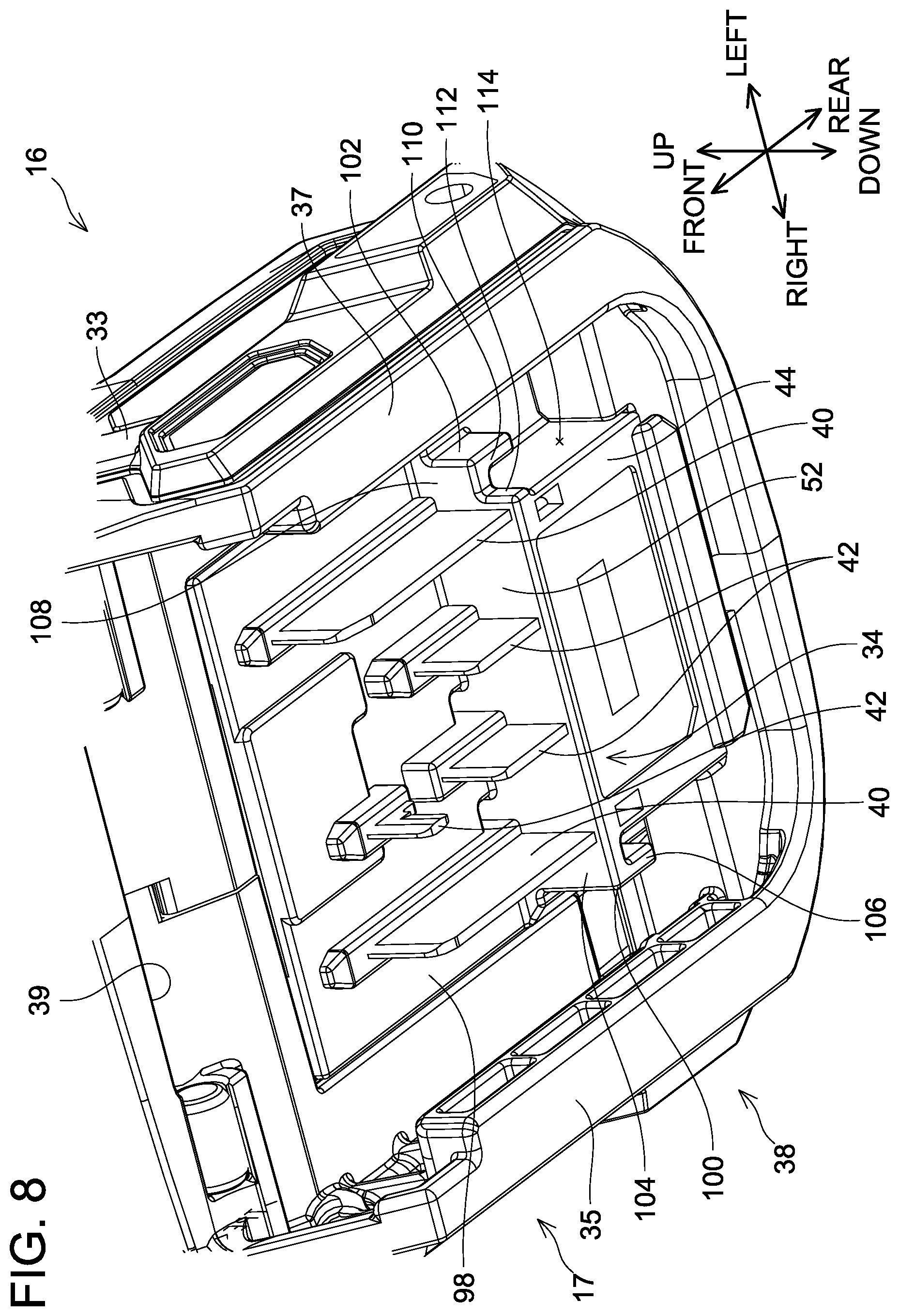 Patent US12107449 Figure 8 – Electrical-device system and detachable DC power source