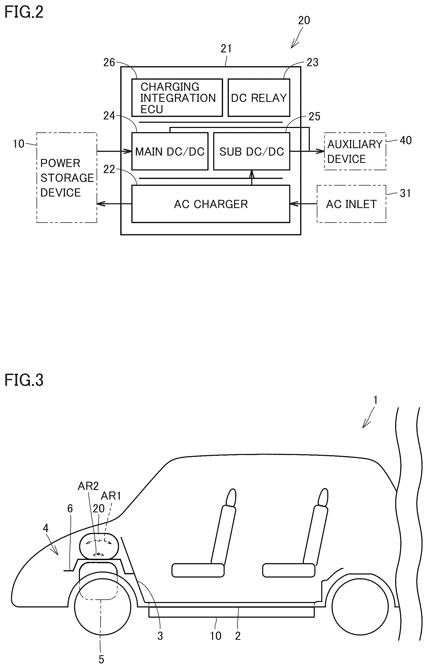 Patent US12107450 Figure 2 – Power supply unit and vehicle