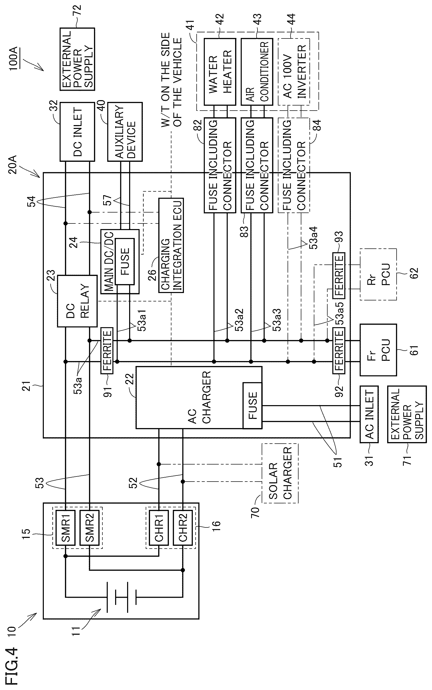Patent US12107450 Figure 3 – Power supply unit and vehicle