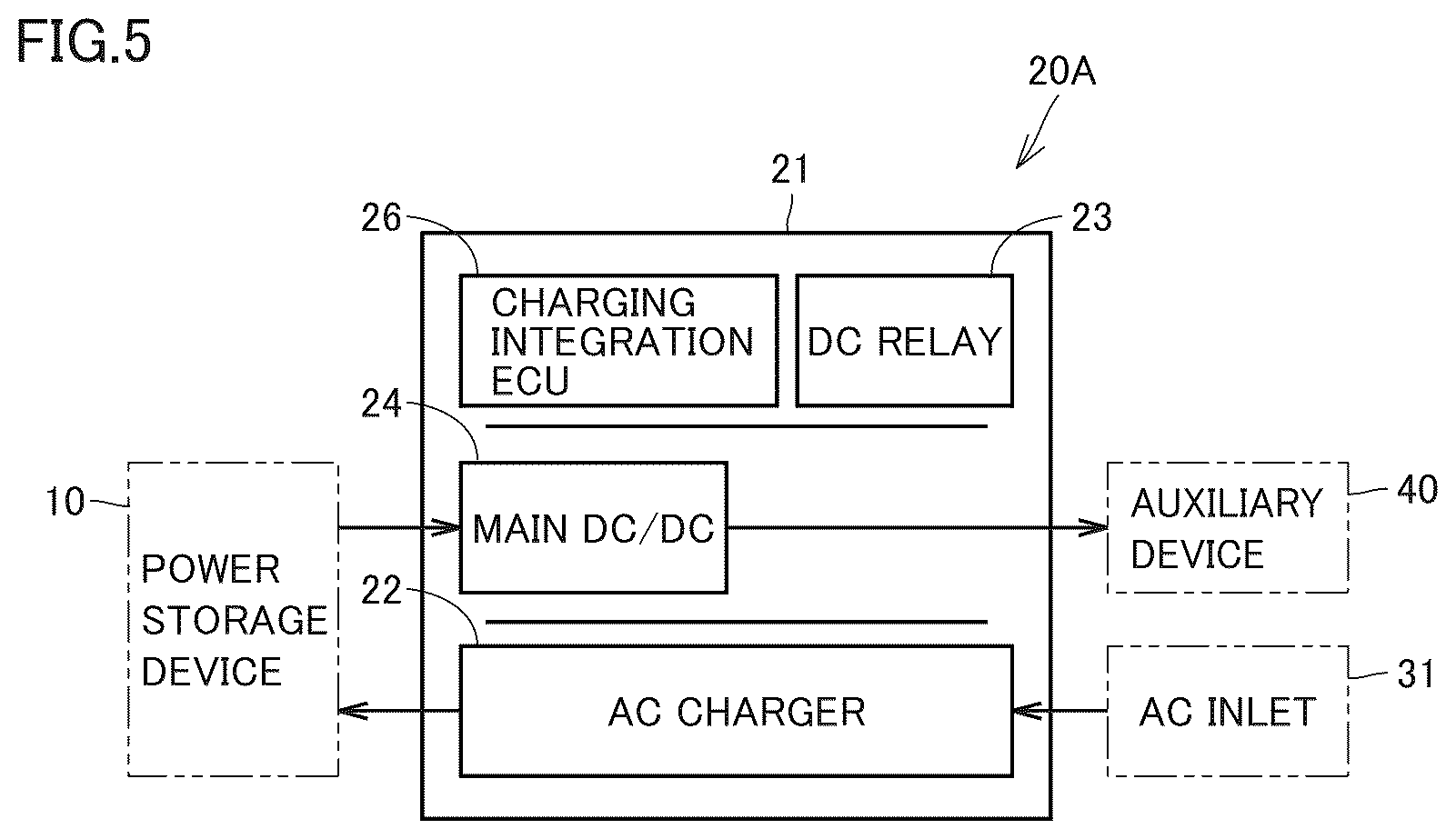 Patent US12107450 Figure 4 – Power supply unit and vehicle