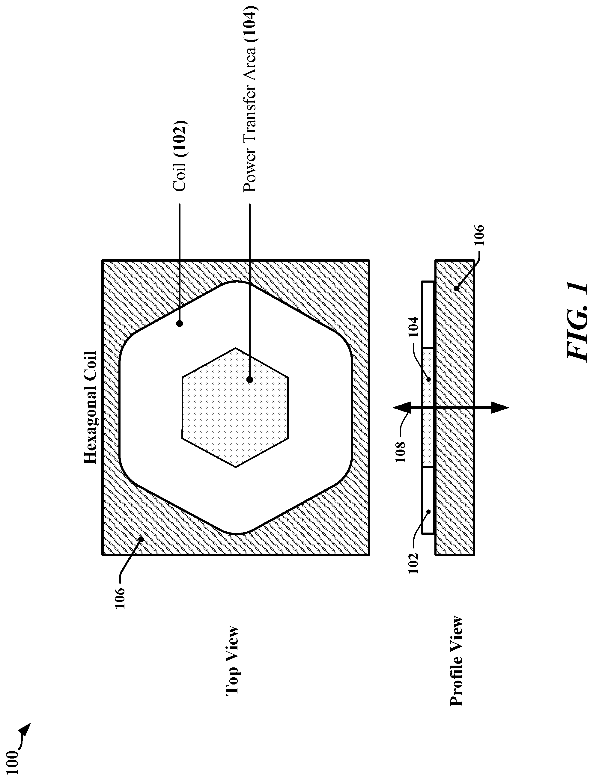 Patent US12107453 Figure 1 – Thermal regulation for wireless charging pad