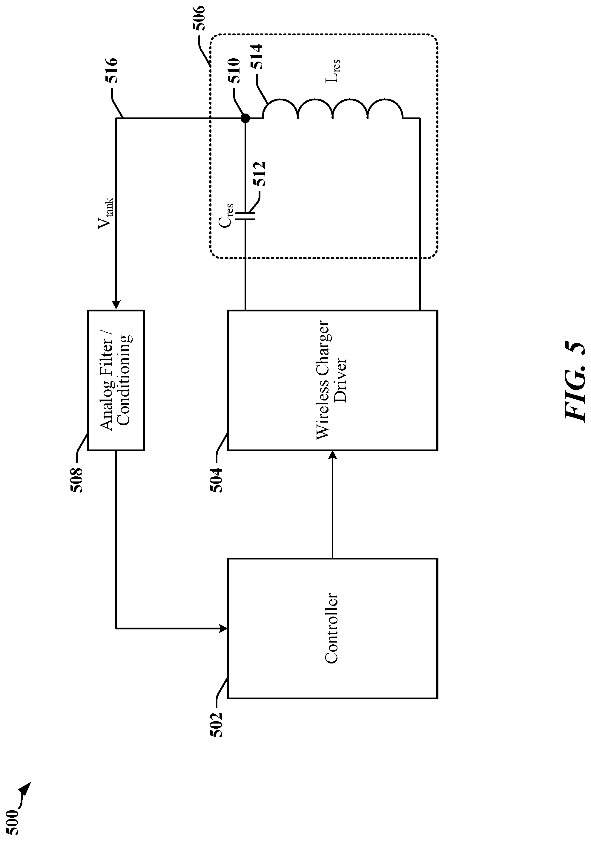 Patent US12107453 Figure 5 – Thermal regulation for wireless charging pad