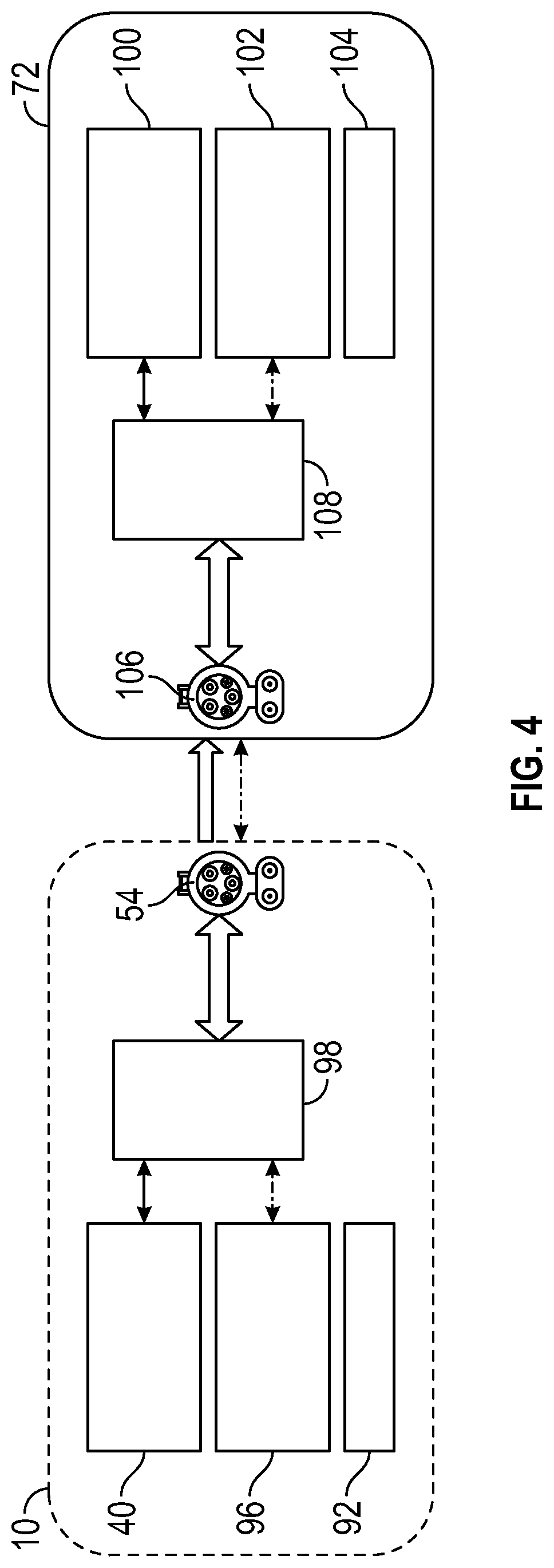 Patent US12107454 Figure 4 – Efficient charging of an external energy storage system from a vehicle battery system