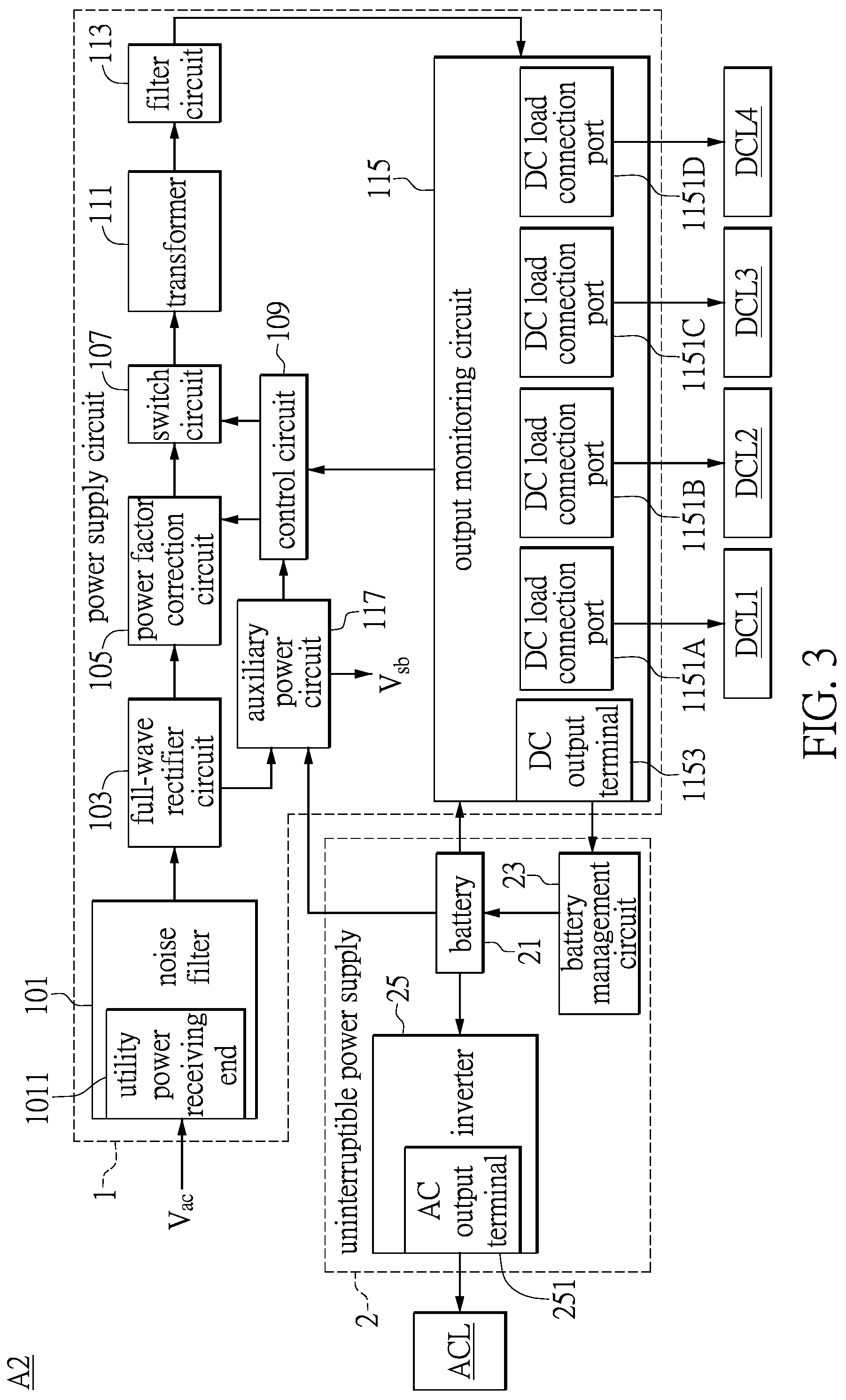 Patent US12107456 Figure 3 – Backup power supply system and control method thereof