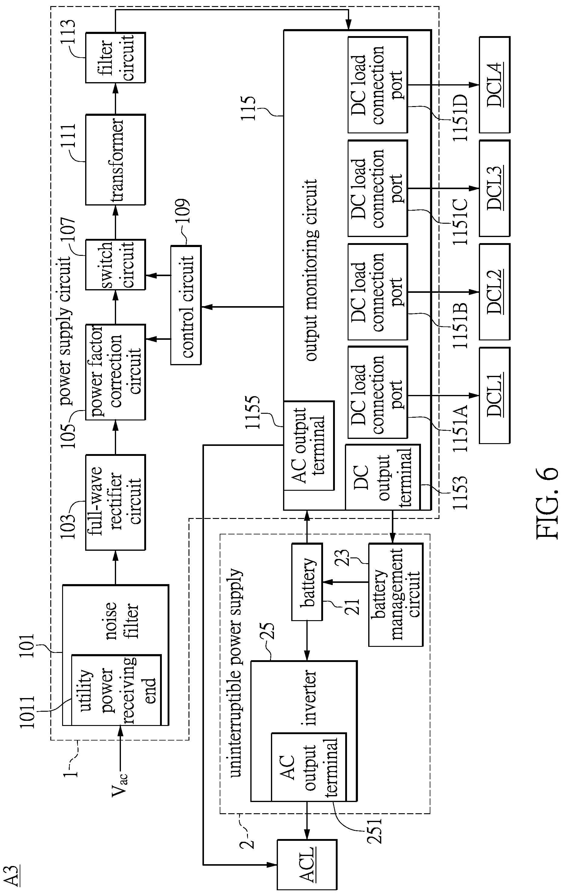 Patent US12107456 Figure 6 – Backup power supply system and control method thereof
