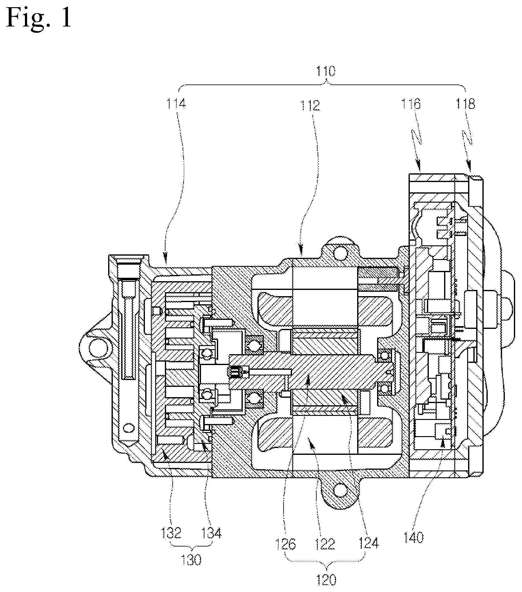 Patent US12107461 Figure 1 – Electric compressor, inverter assembly jig and inverter manufacturing method