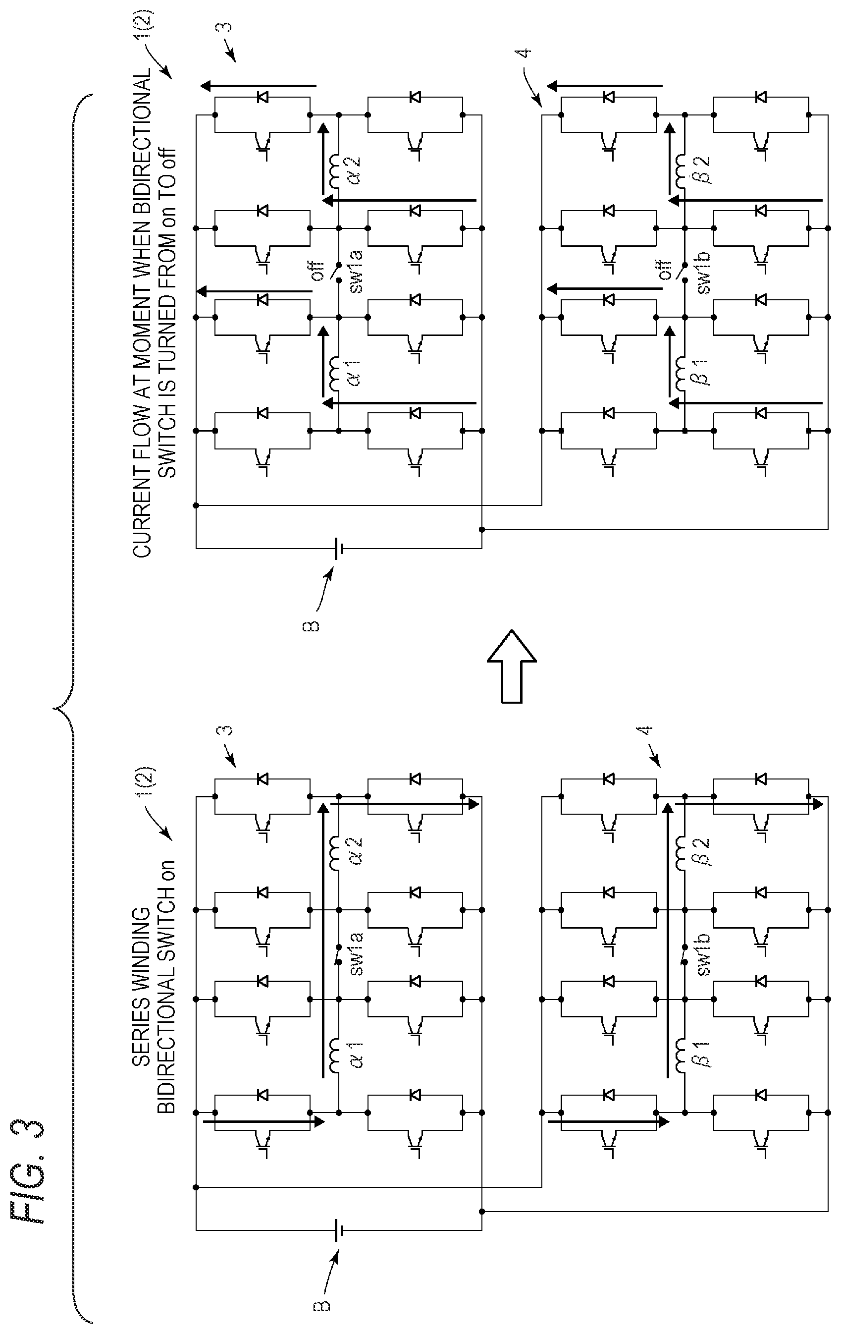 Patent US12107462 Figure 3 – Power supply circuit and rotary electric machine system