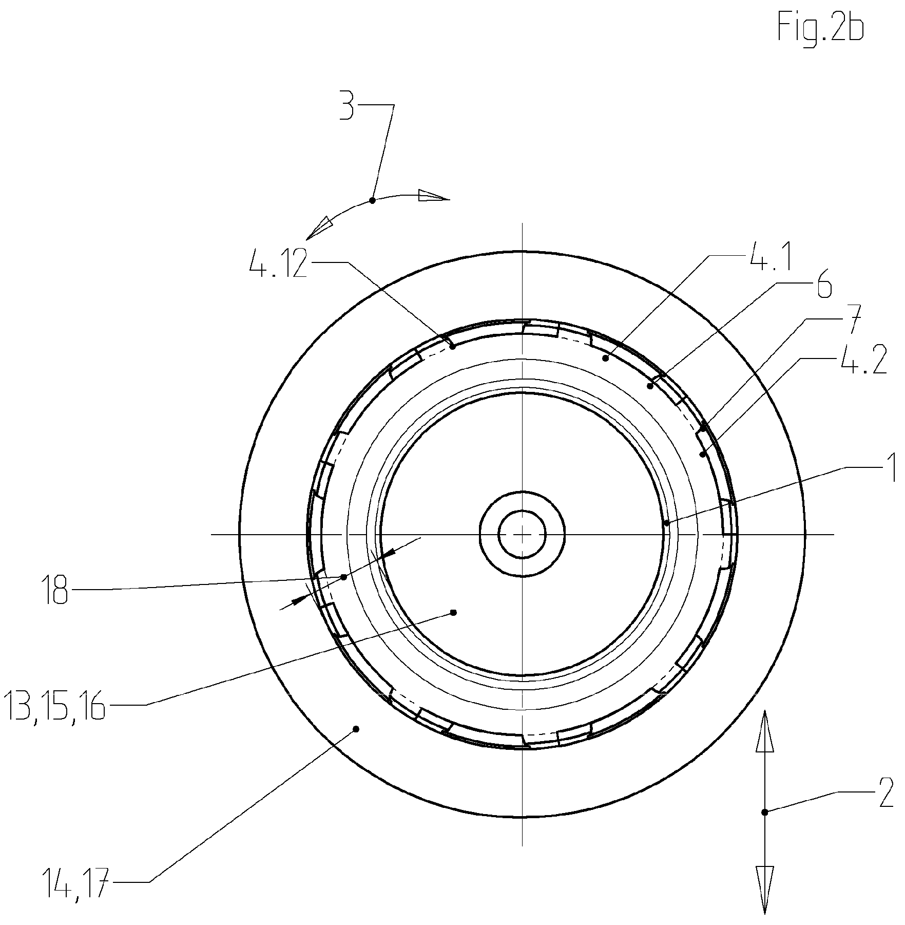 Patent US12107463 Figure 4 – Grounding ring and arrangement comprising such a grounding ring