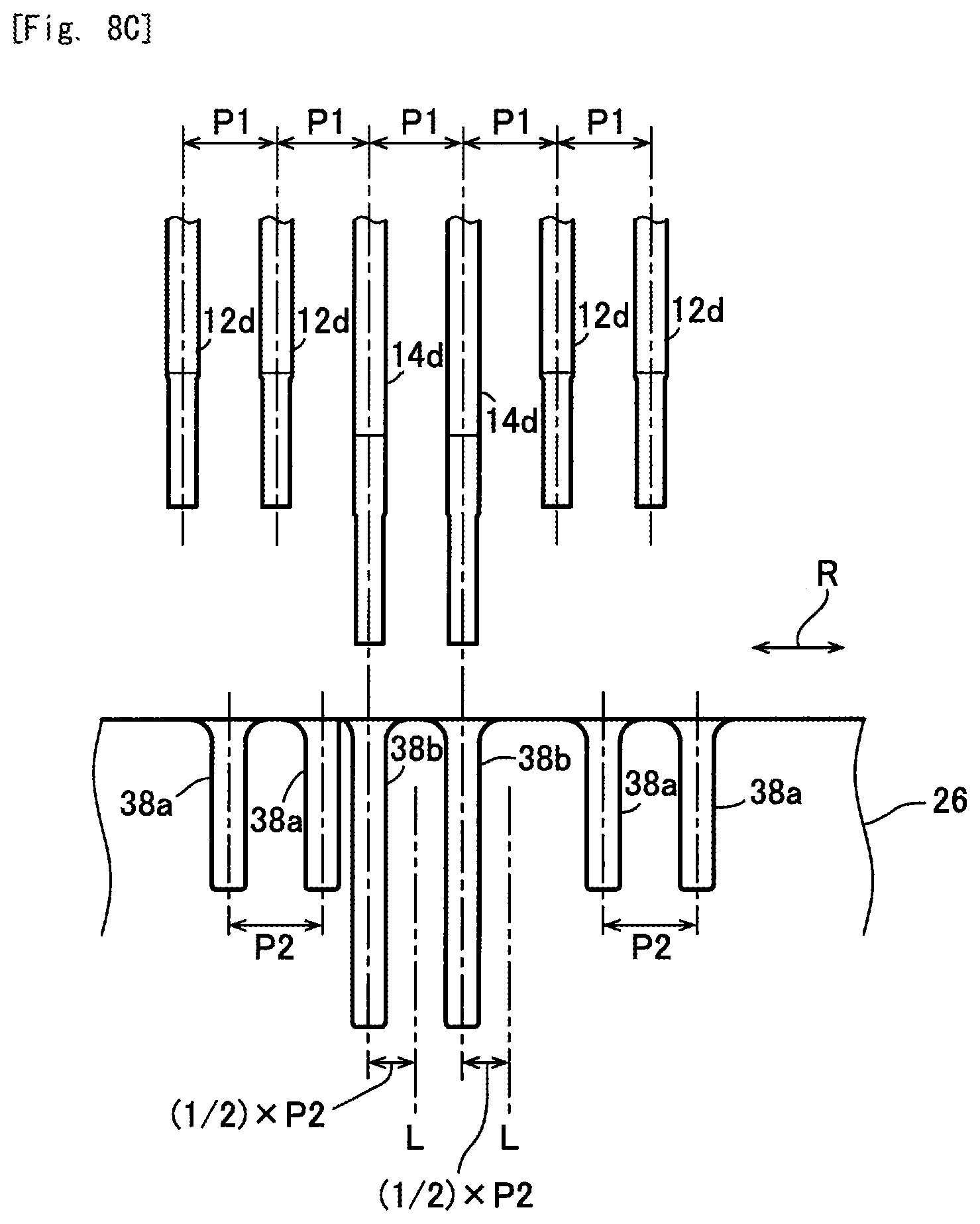 Patent US12107466 Figure 11 – Twisting method of coil segments, twisting jig and twisting apparatus