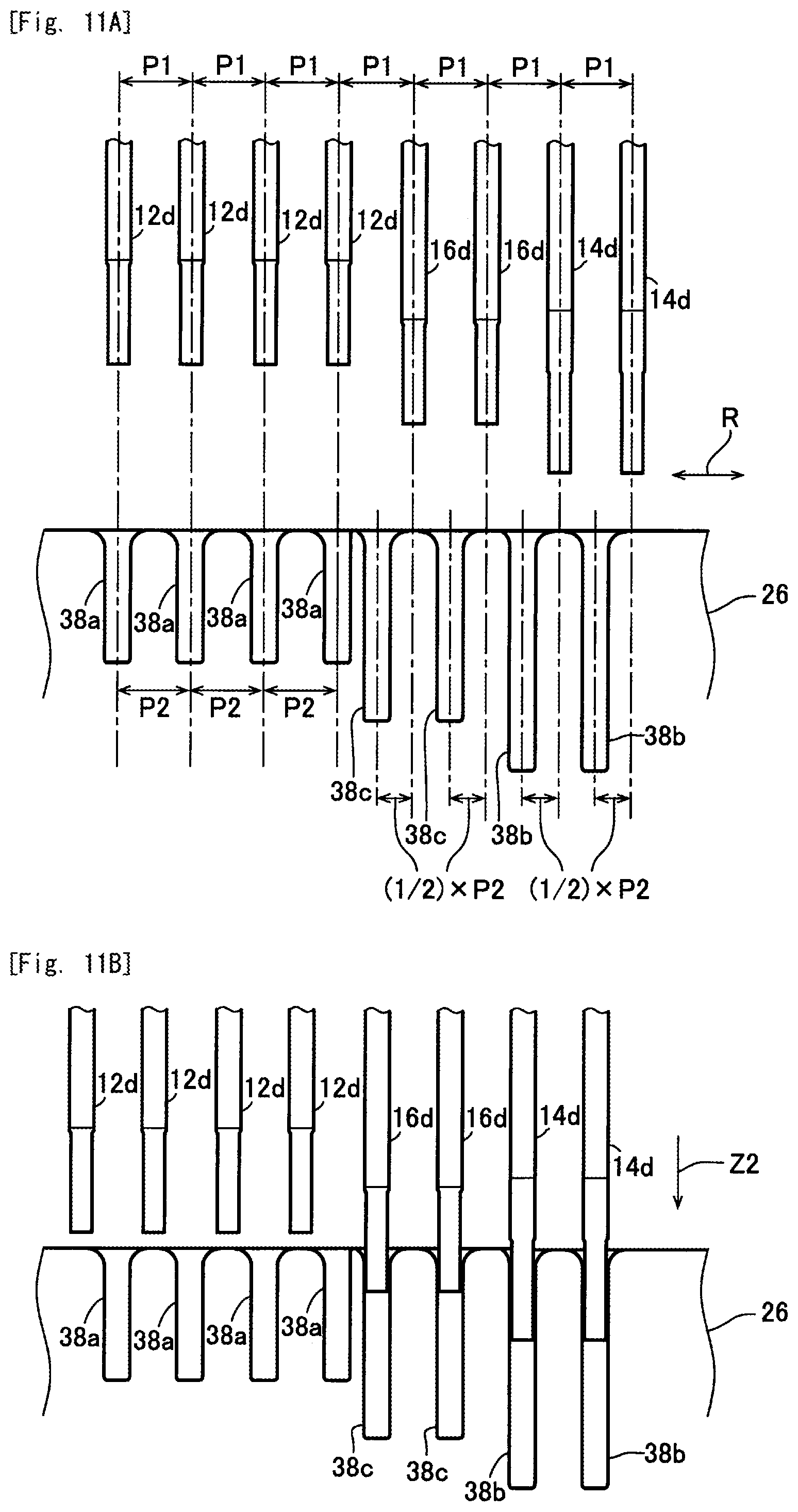 Patent US12107466 Figure 16 – Twisting method of coil segments, twisting jig and twisting apparatus