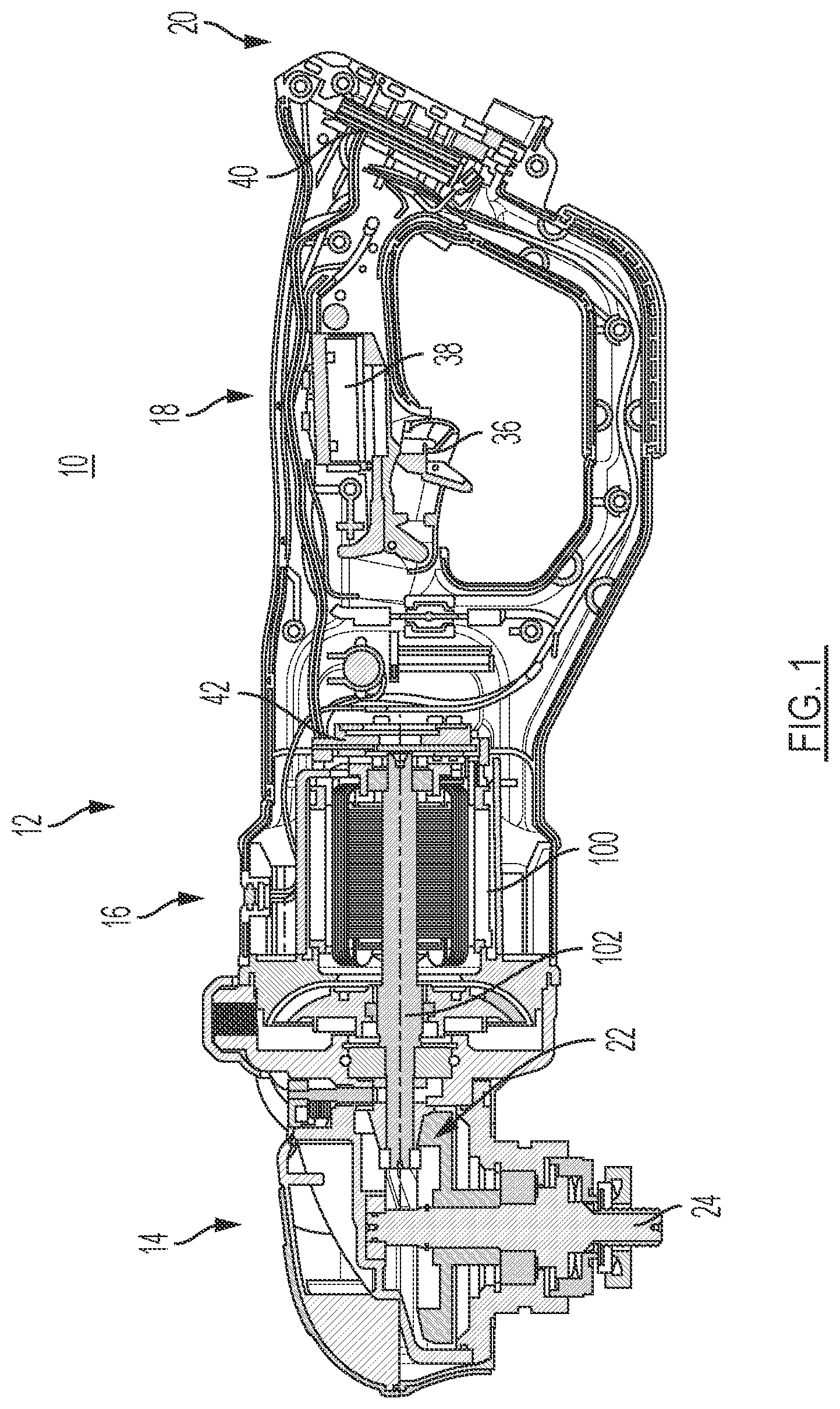 Patent US12107468 Figure 1 – Brushless DC motor having high power density for power tool