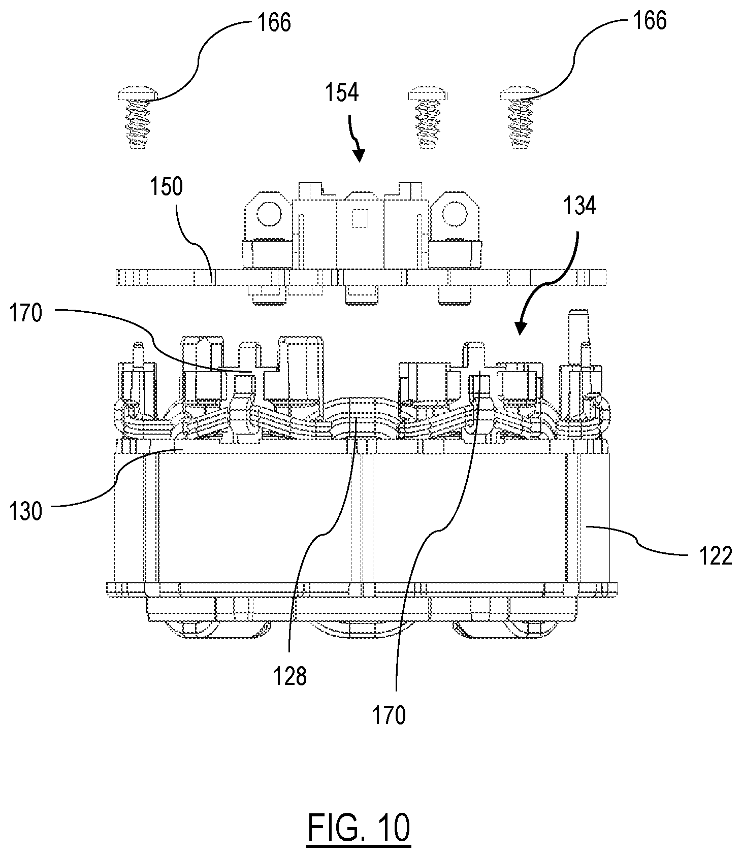 Patent US12107468 Figure 10 – Brushless DC motor having high power density for power tool