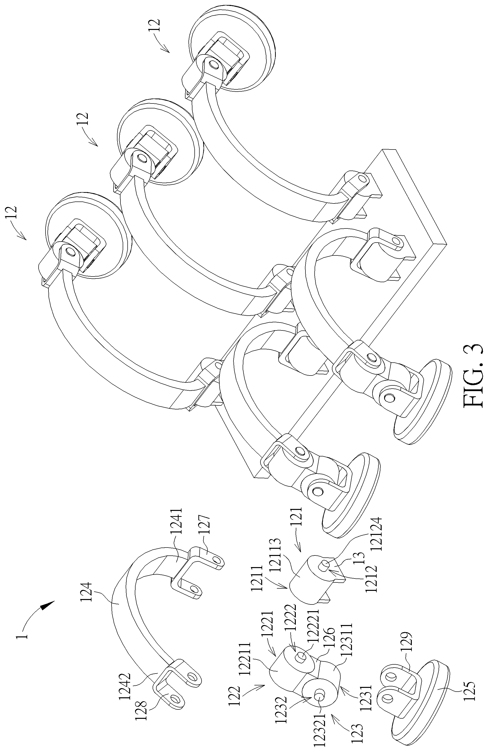 Patent US12107469 Figure 3 – Multi-axial wave energy conversion device