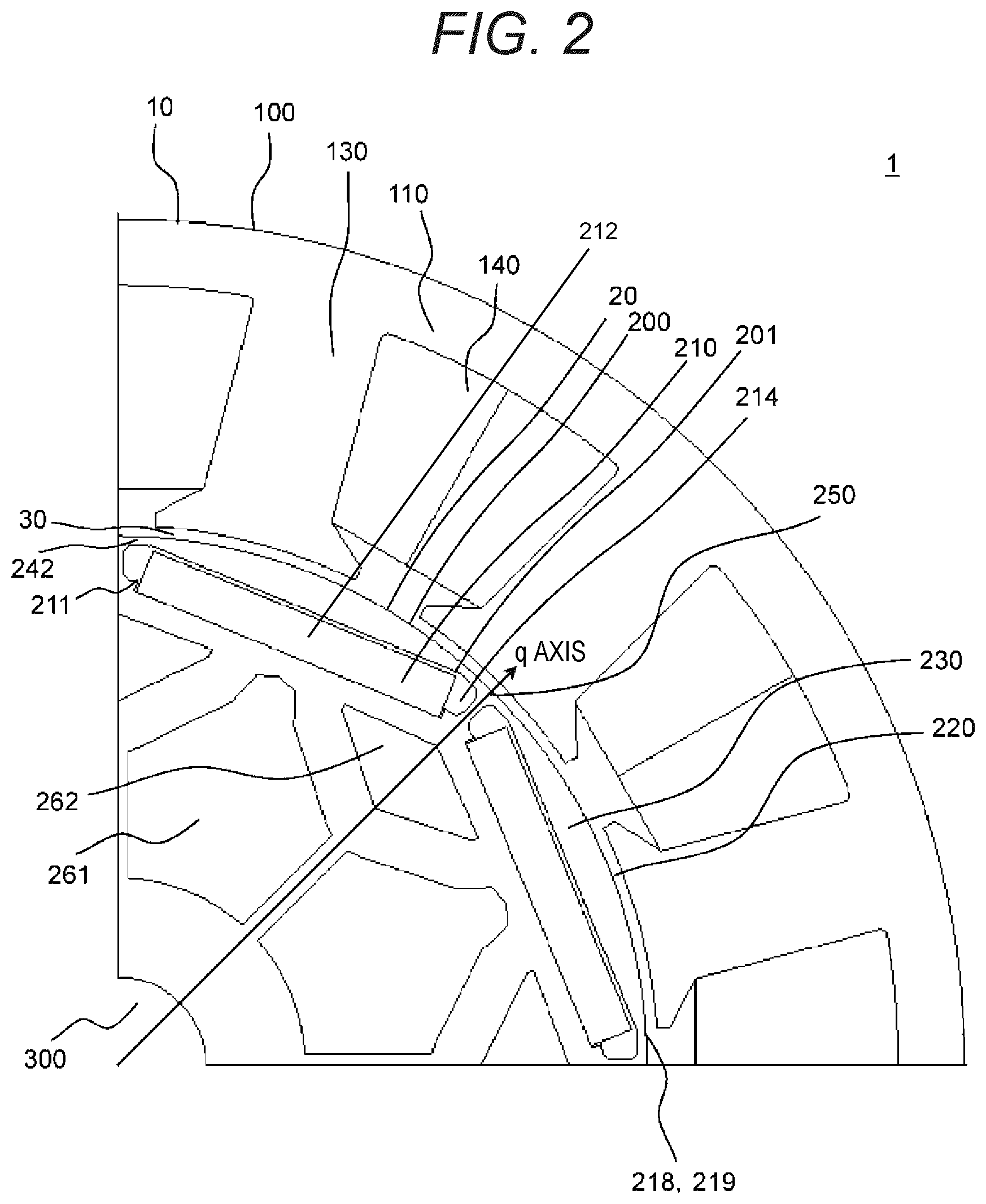 Patent US12107470 Figure 2 – Rotary electric machine and in-vehicle motor system