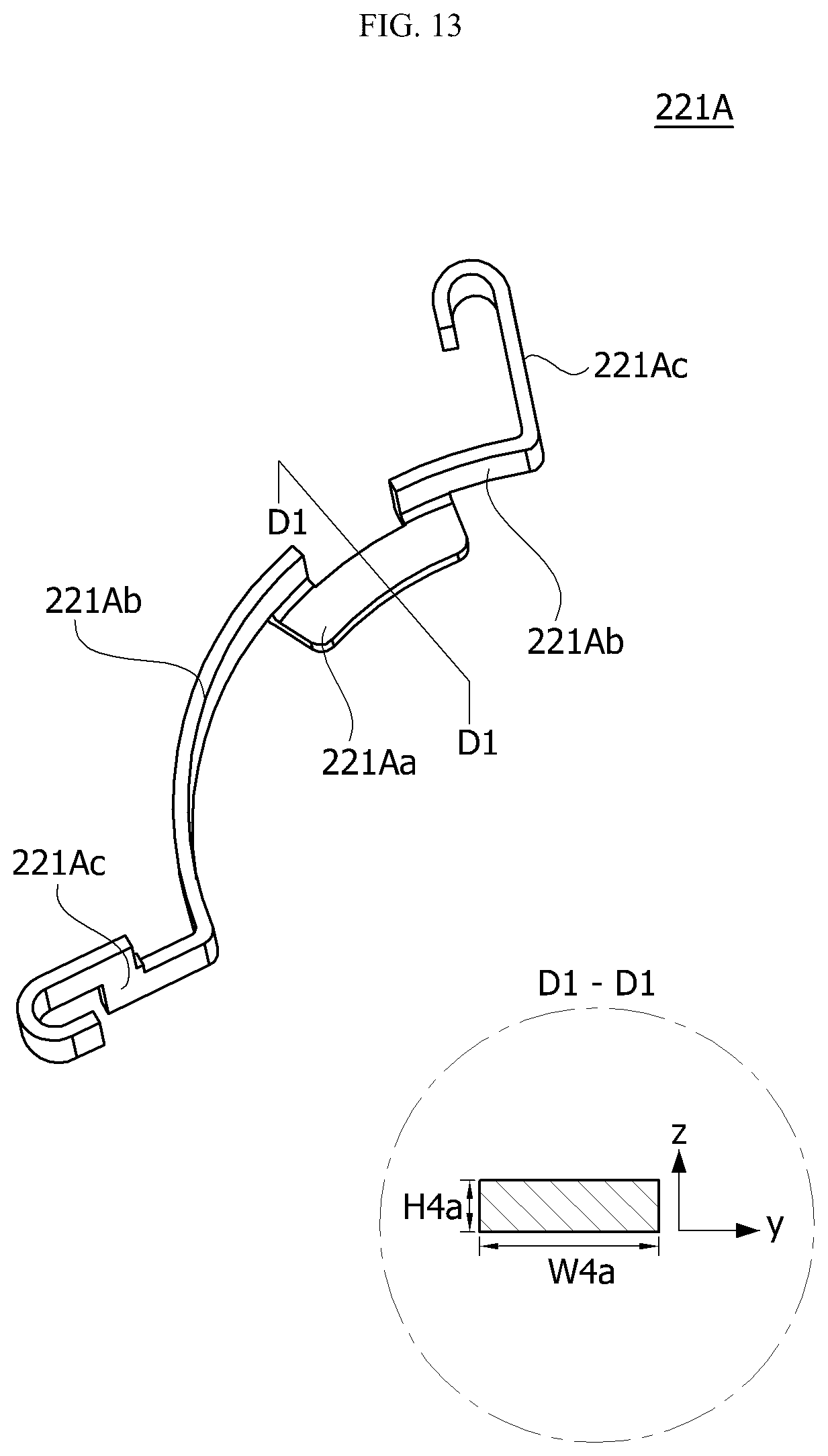 Patent US12107471 Figure 13 – Motor including a busbar having a plurality of terminals