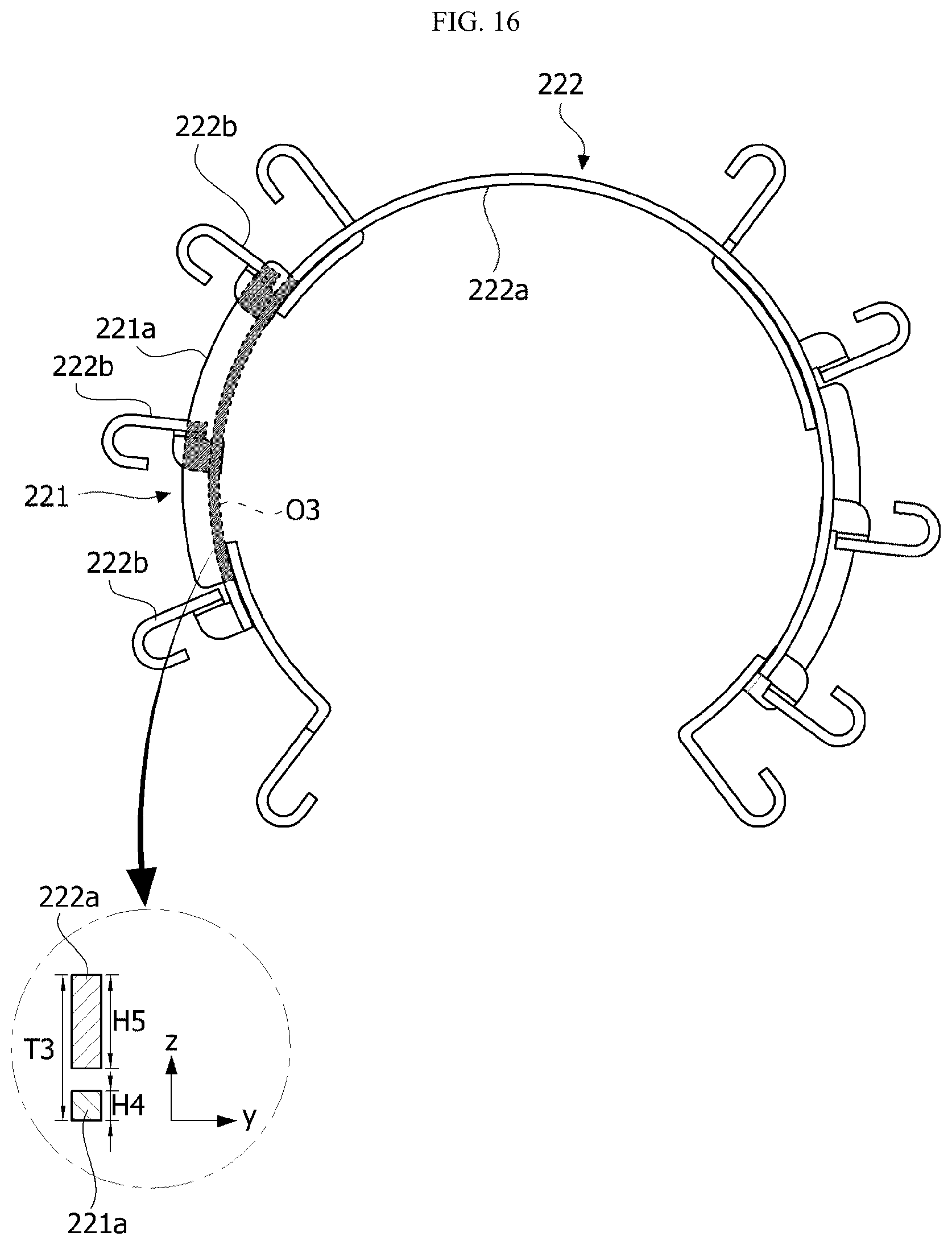 Patent US12107471 Figure 16 – Motor including a busbar having a plurality of terminals