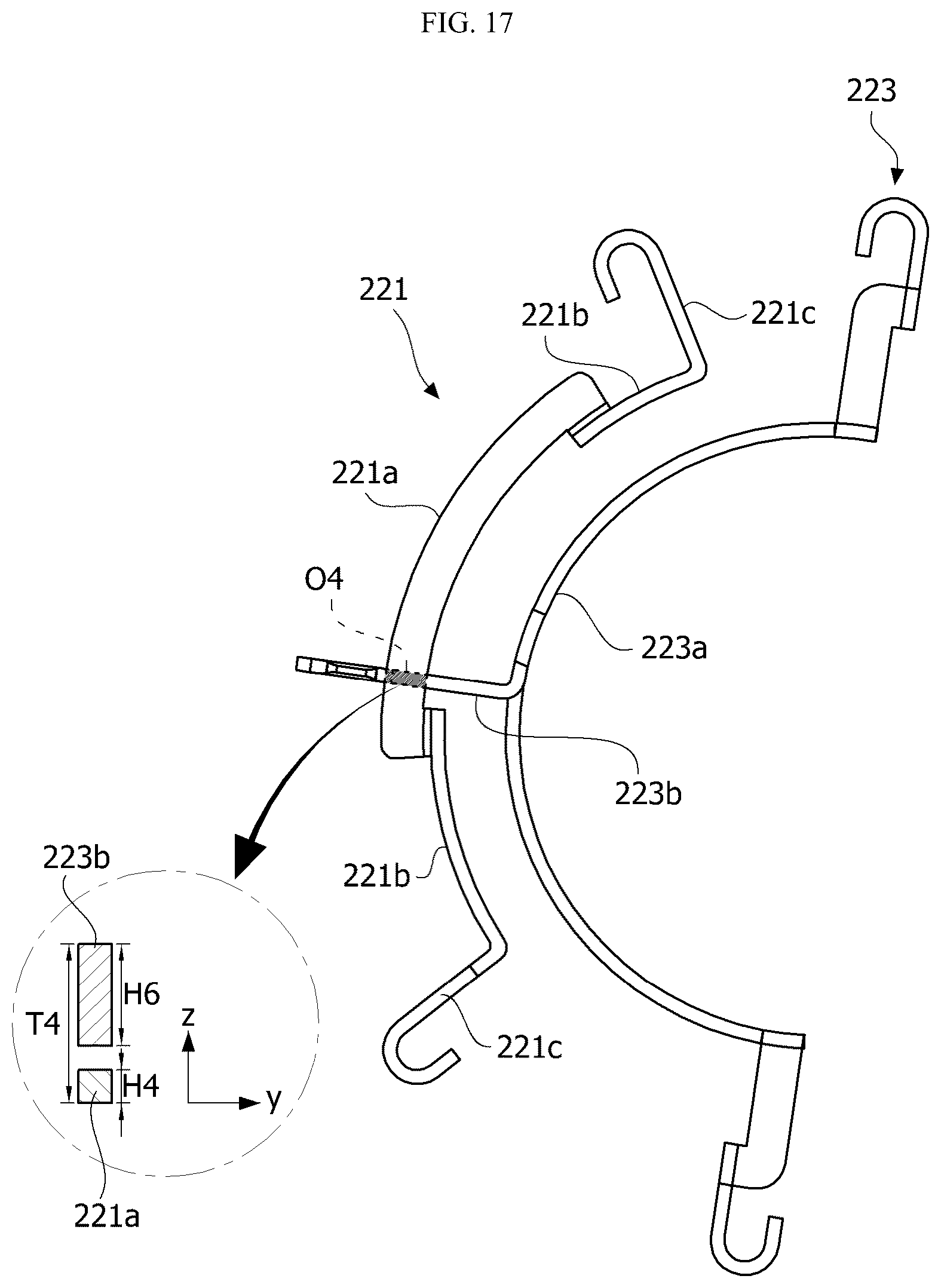 Patent US12107471 Figure 17 – Motor including a busbar having a plurality of terminals