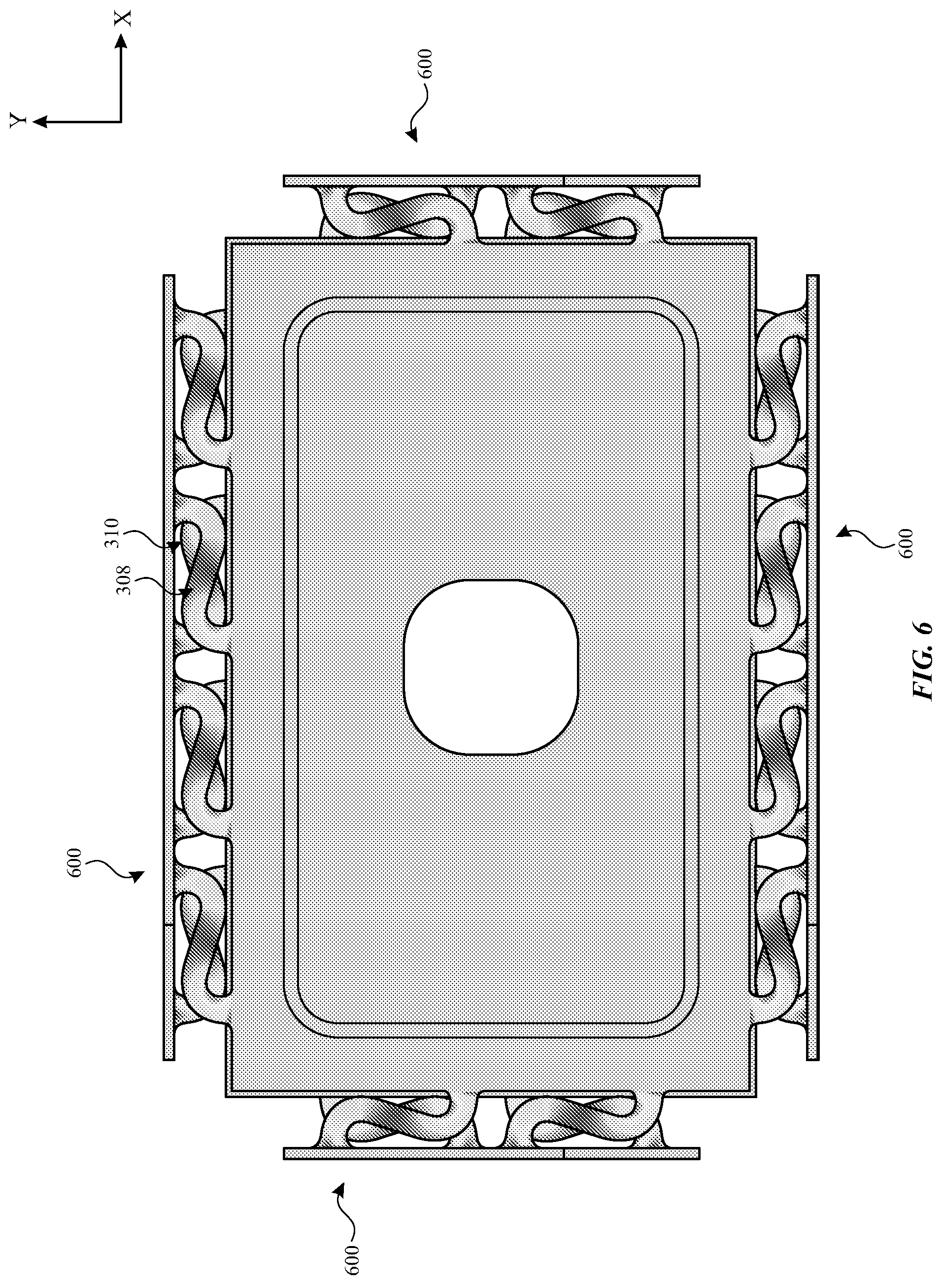 Patent US12107472 Figure 5 – Shaker for electronic device